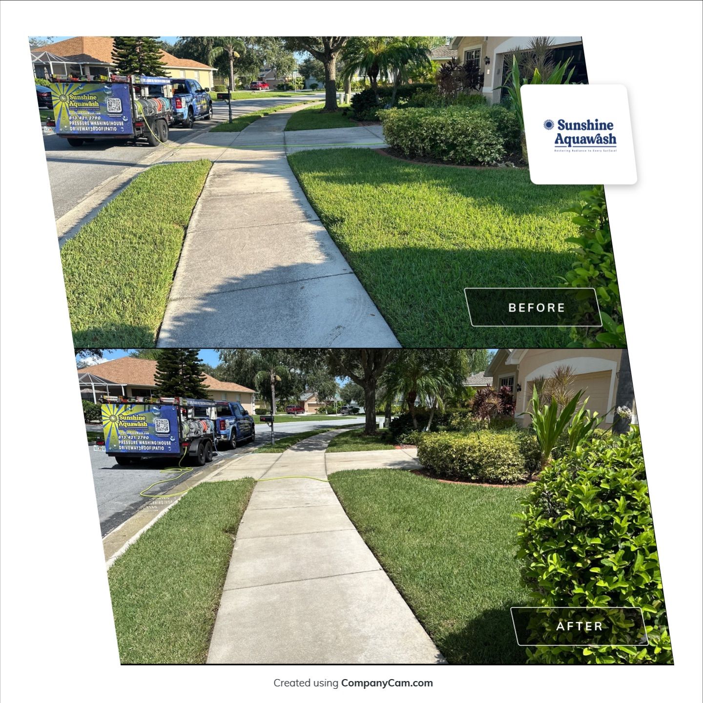 House Wash, Paver Patio Cleaning & Driveway Cleaning in Waterford – Palmetto, FL by Sunshine AquaWash