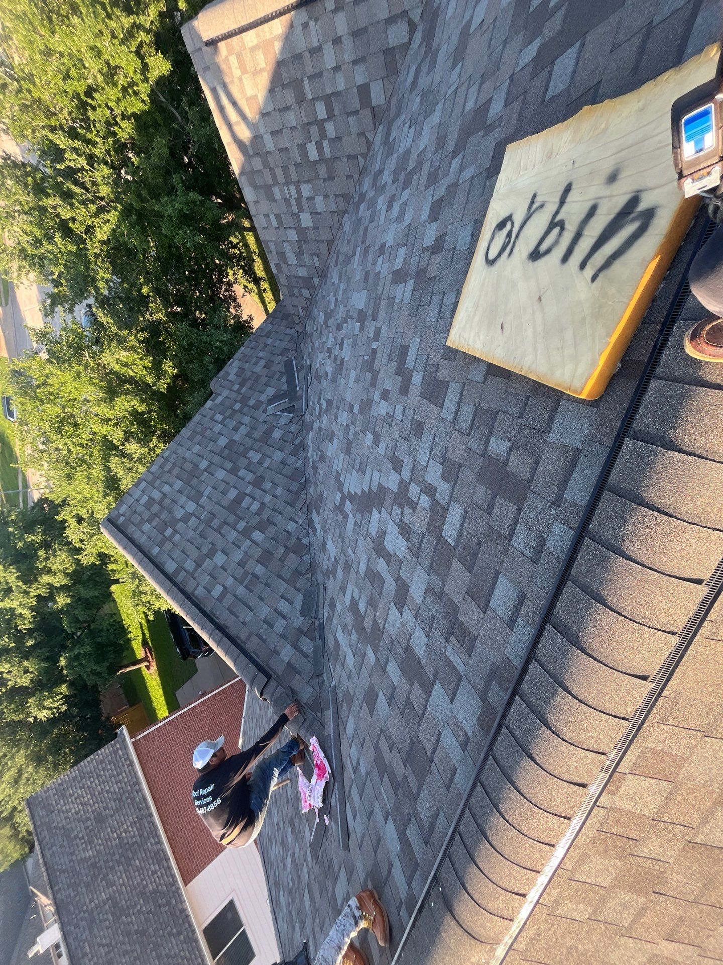 Residential Roofing Installation using Owen's Corning Duration (Lifetime) Shingles by Roof Repair Company
