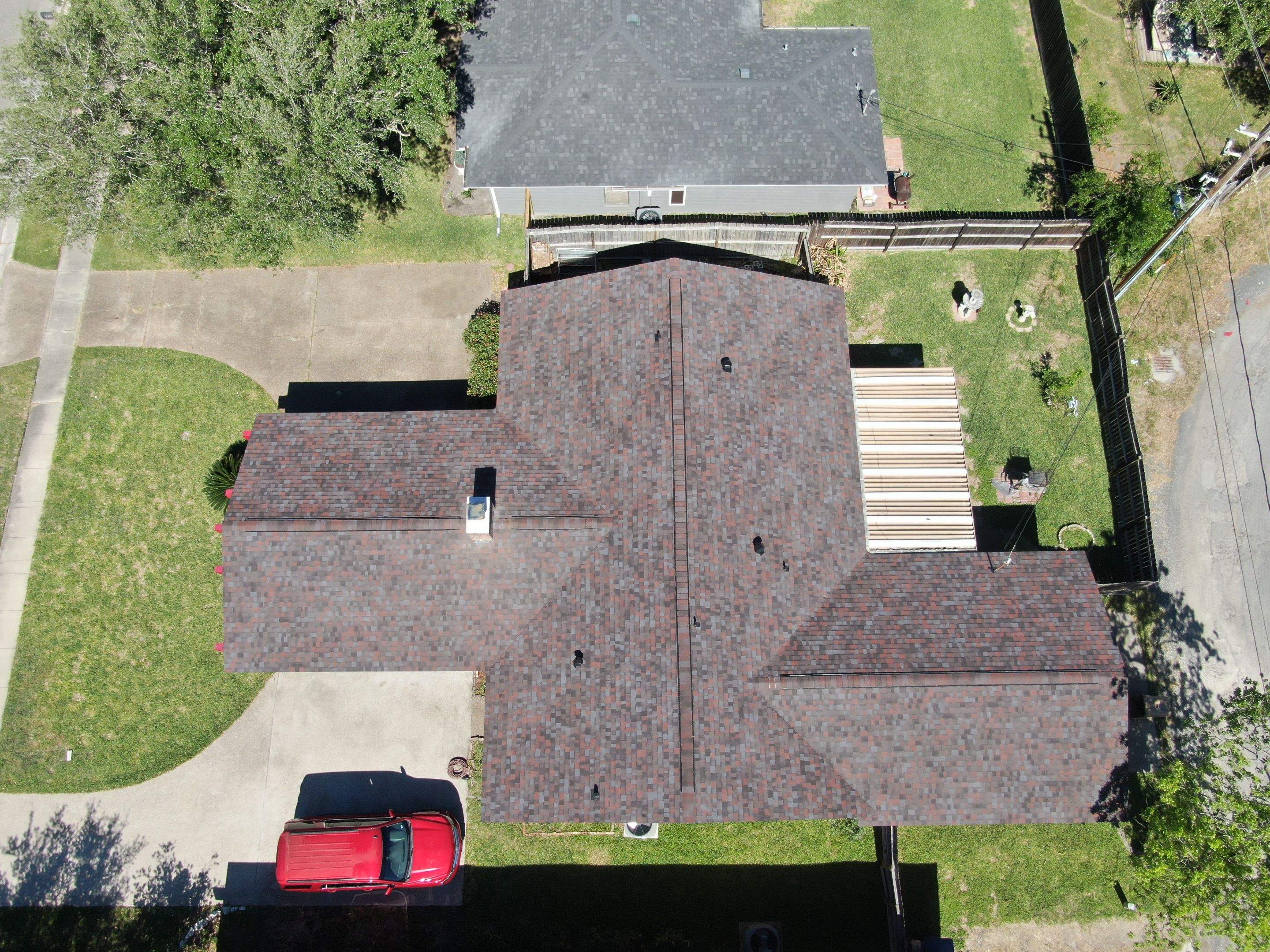 She looks good in Red by Bayfront Roofing and Construction