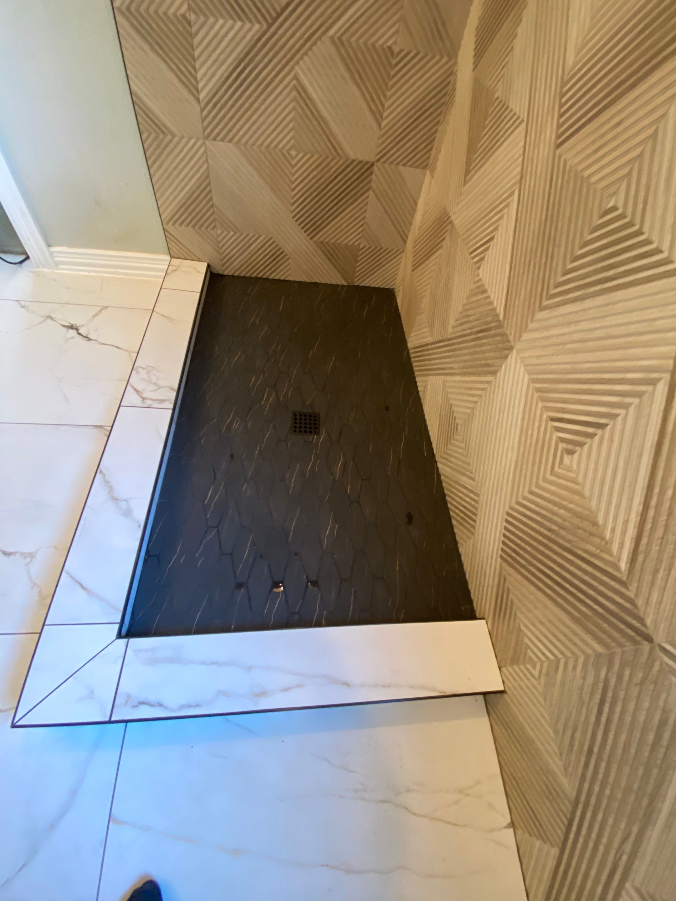 Flower Mound Master Bath Reno by Fine Line Flooring Inc.