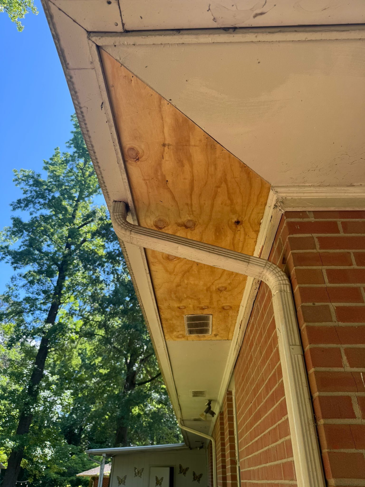 Roof replacement and interior repair by hail and wind damage by Just Brilliant Restoration JBR