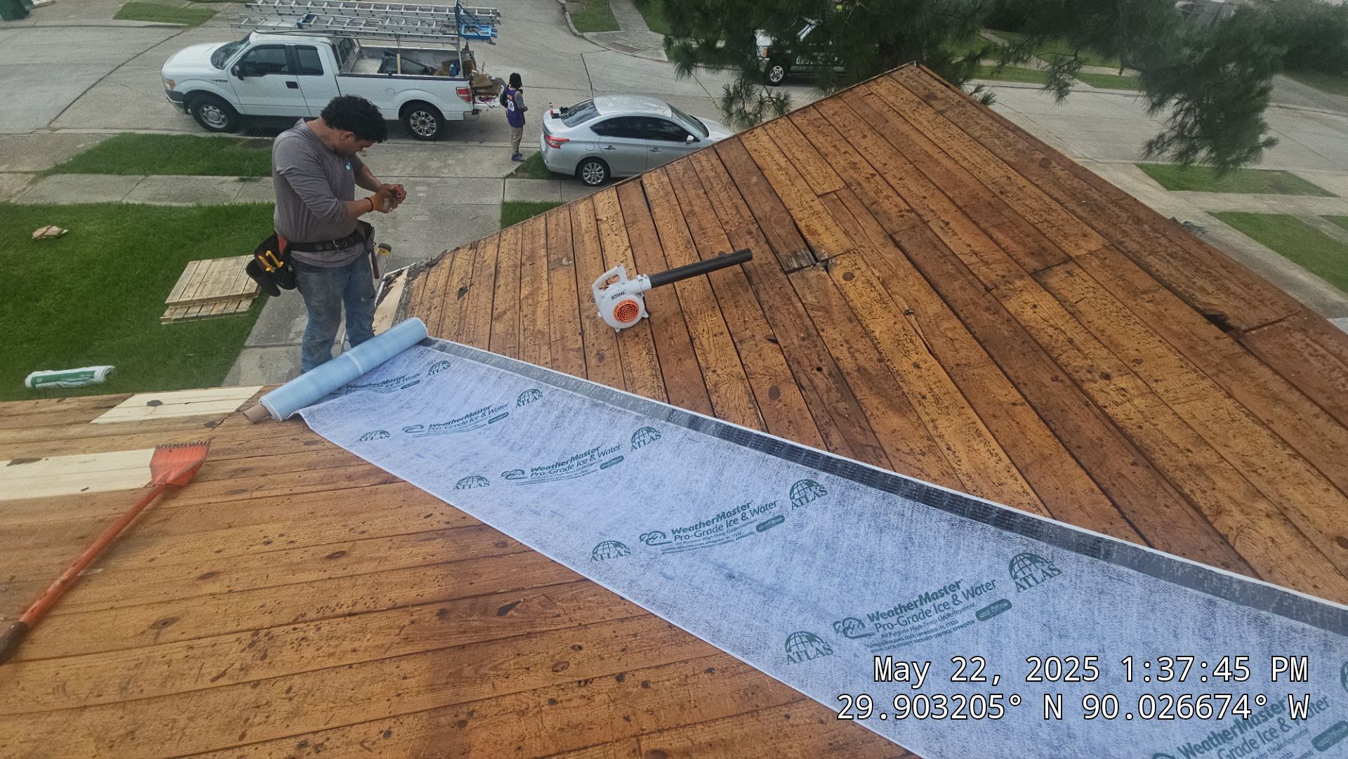 Project in Terrytown by Robertson Roofing & Siding Inc