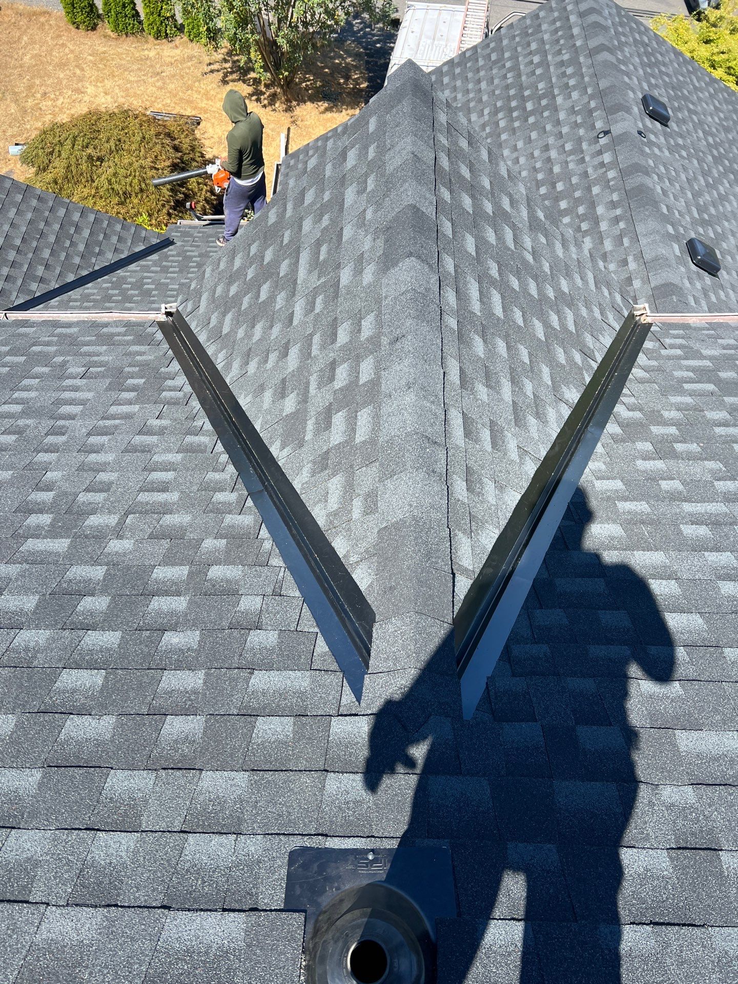 Residential Roofing Installation using GAF HDZ Shingles by Roofing Formula LLC
