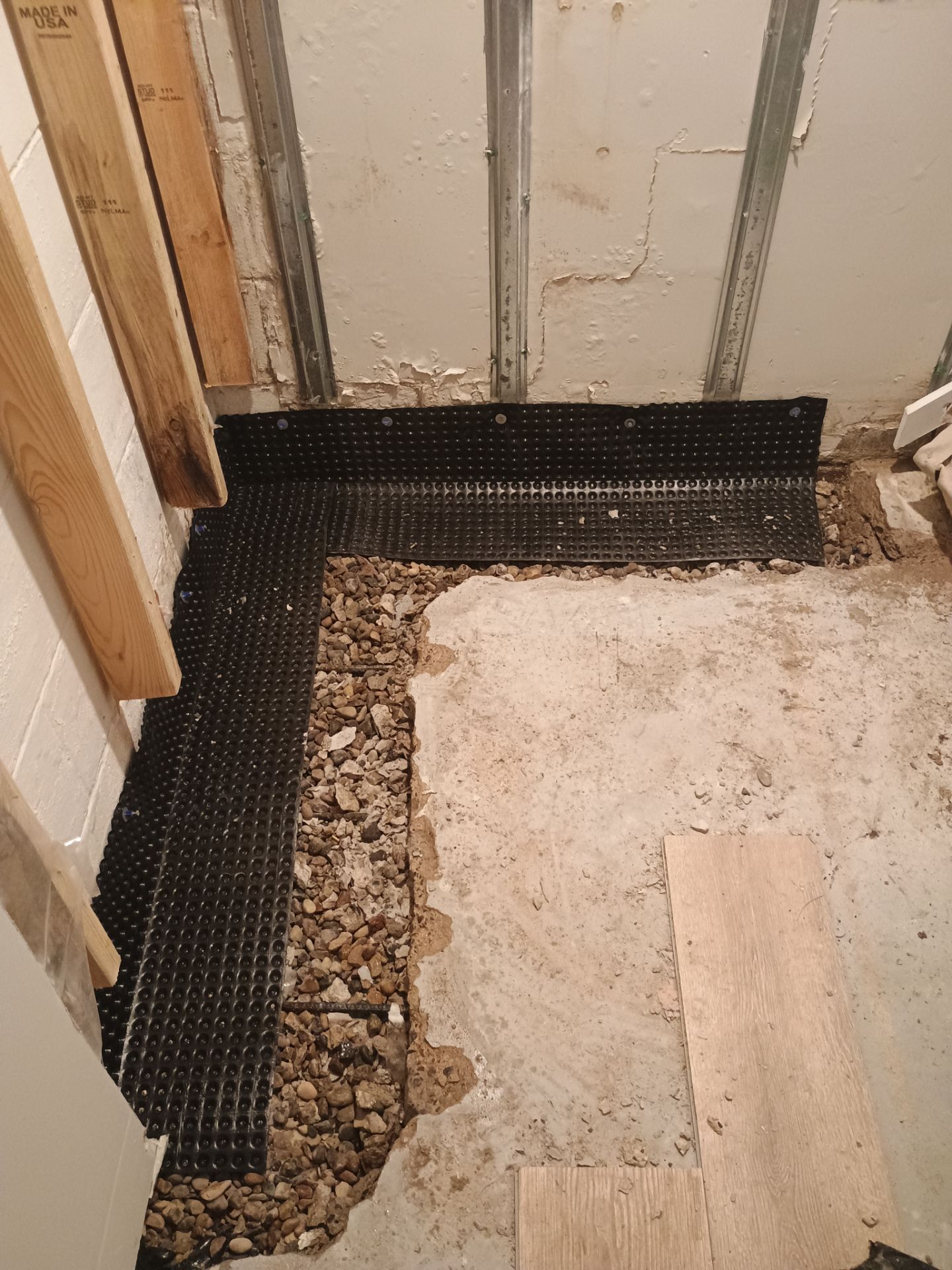 Interior Drain Tile Waterproofing in Columbia Heights, MN by Waterproofing Northeast