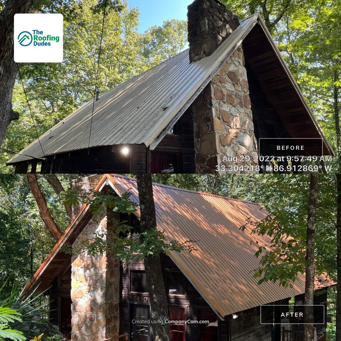 Residential Roofing Installation using 29 Gauge Metal by The Roofing Dudes