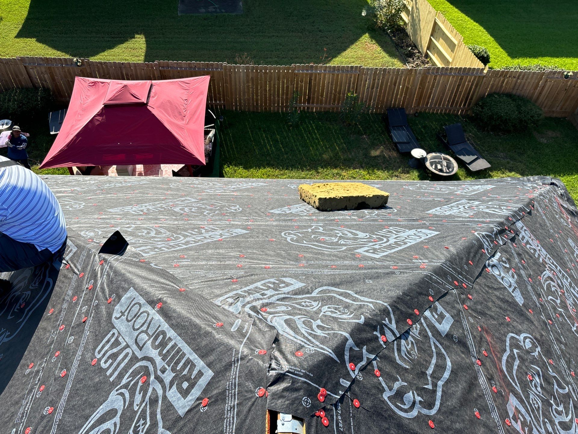 Residential Roofing Installation using Owen's Corning Duration (Lifetime) Shingles by Roof Repair Company