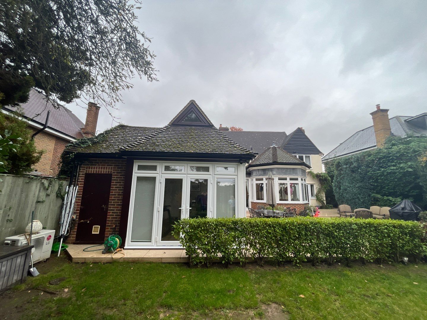 Roof and Patio Cleaning using Honda 15lpm Low Pressure Washing Machine by Ges Exterior Cleaning ltd