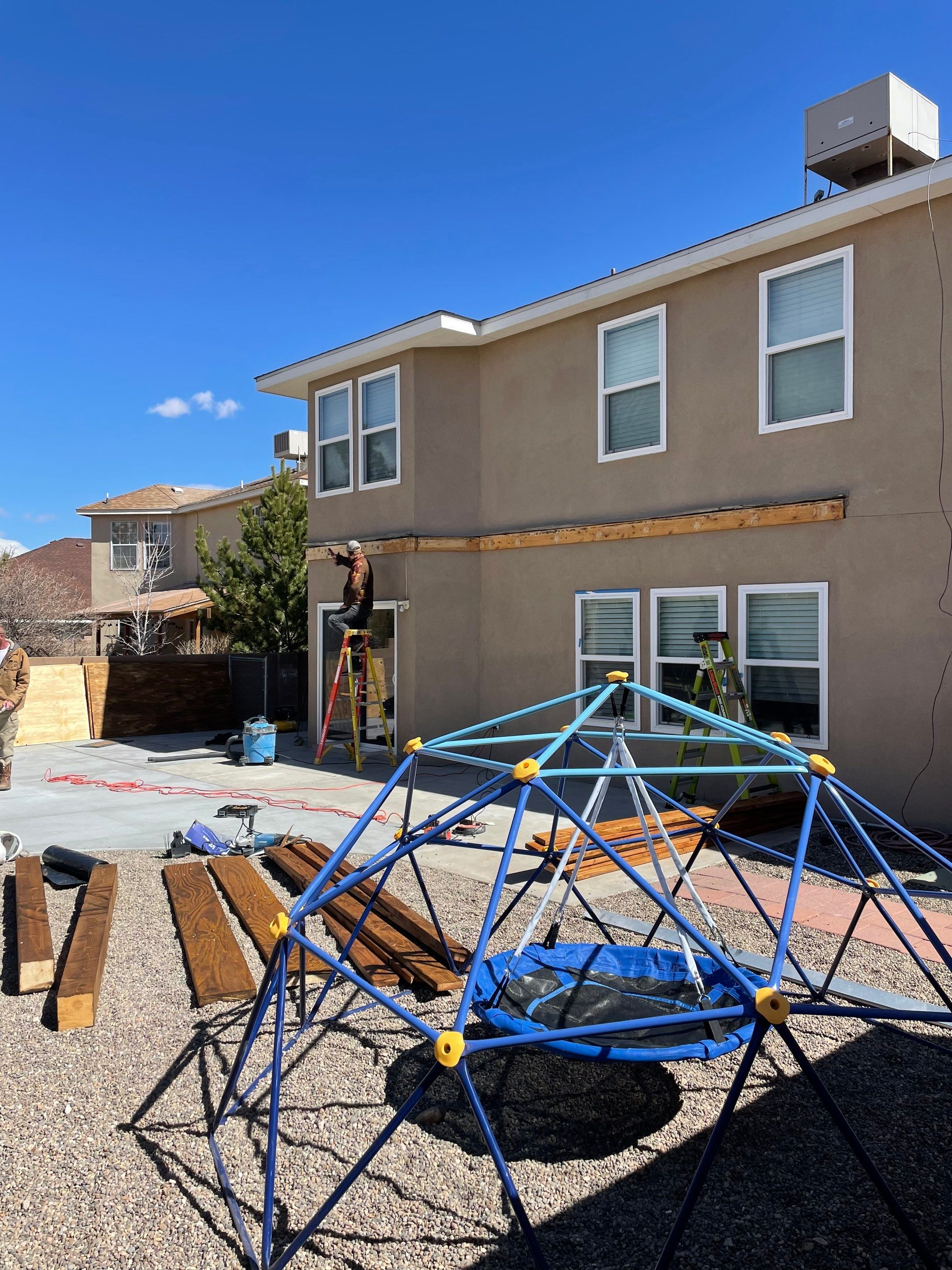 Patio Cover using Carved Douglas Fur by Rio Grande Building & Storage
