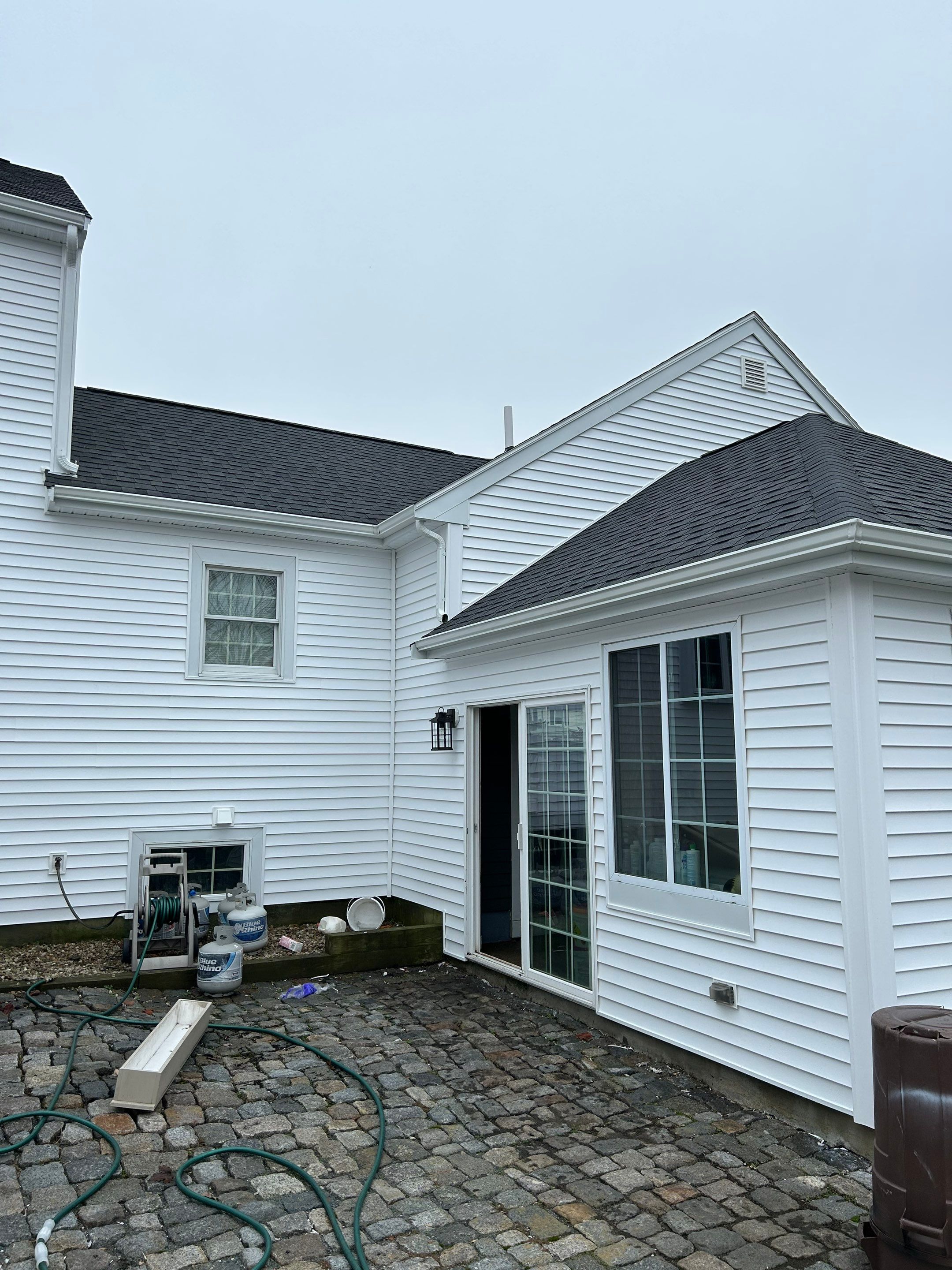 Weymouth, MA Gutter Installation using 5" K-Style Aluminum Gutter by Gutter Pro Enterprises