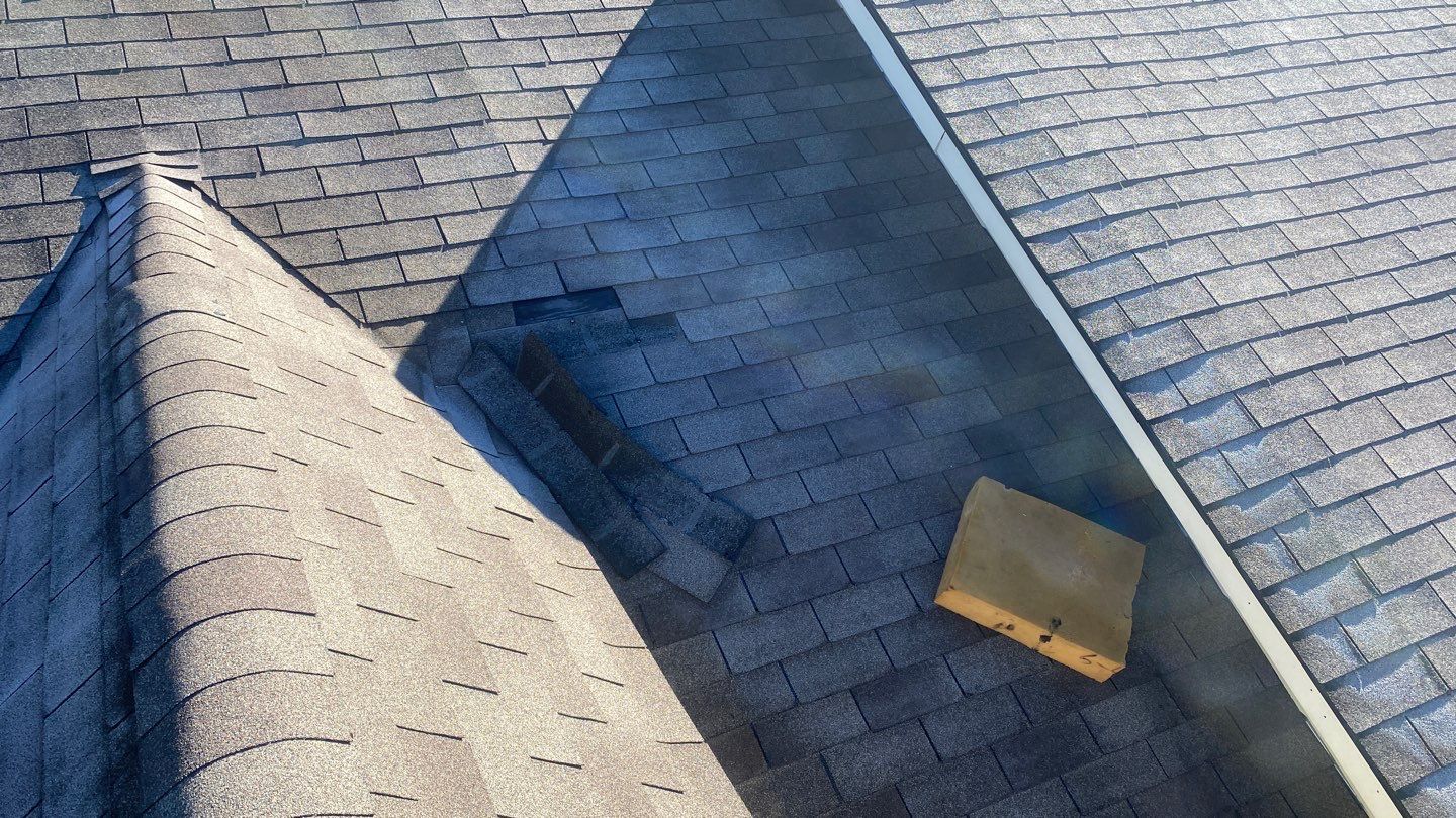 Wind damage by Deerfield Roofing LLC