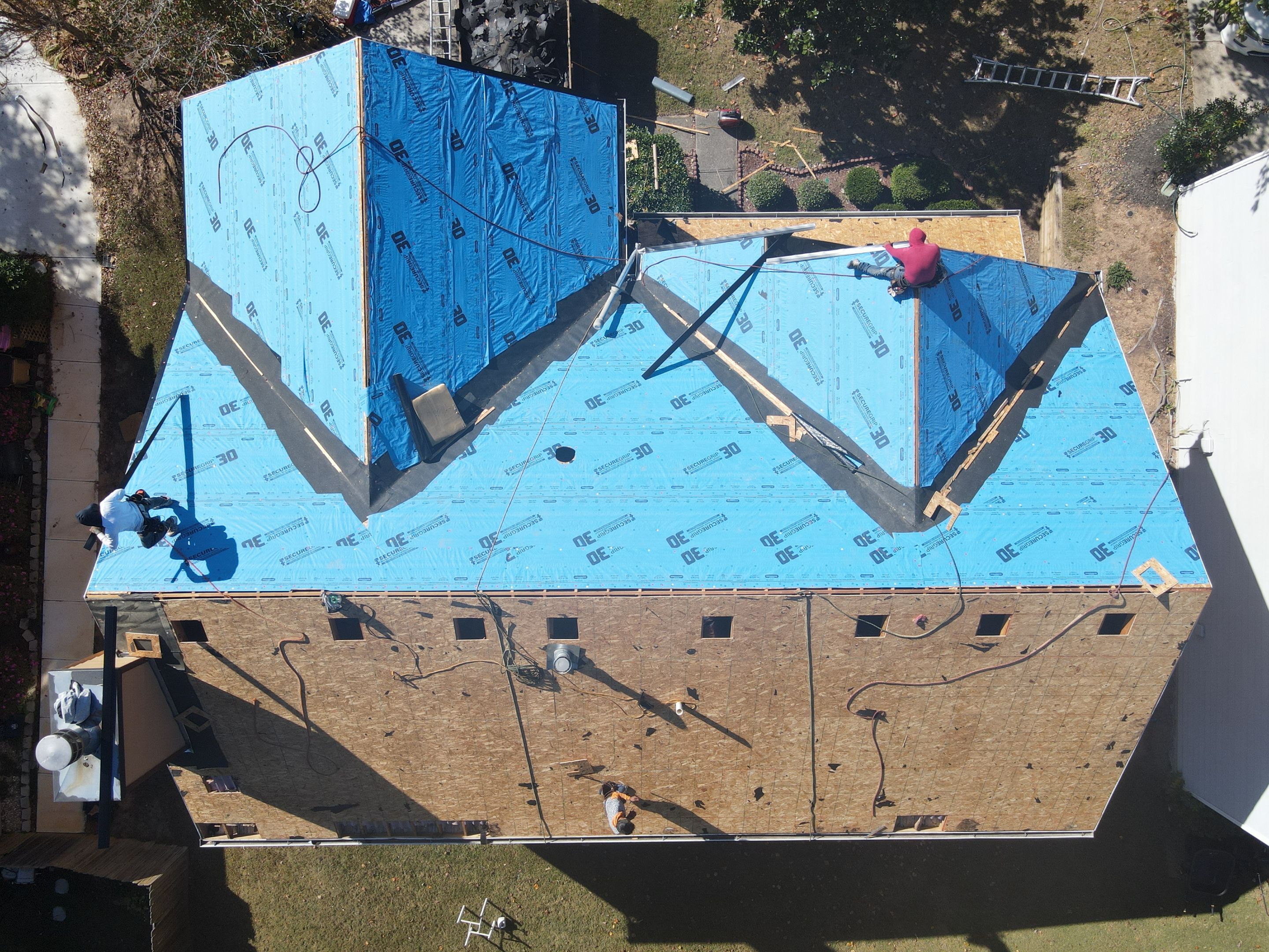 Residential Roofing Installation using Owens Corning by Inspector Roofing and Restoration