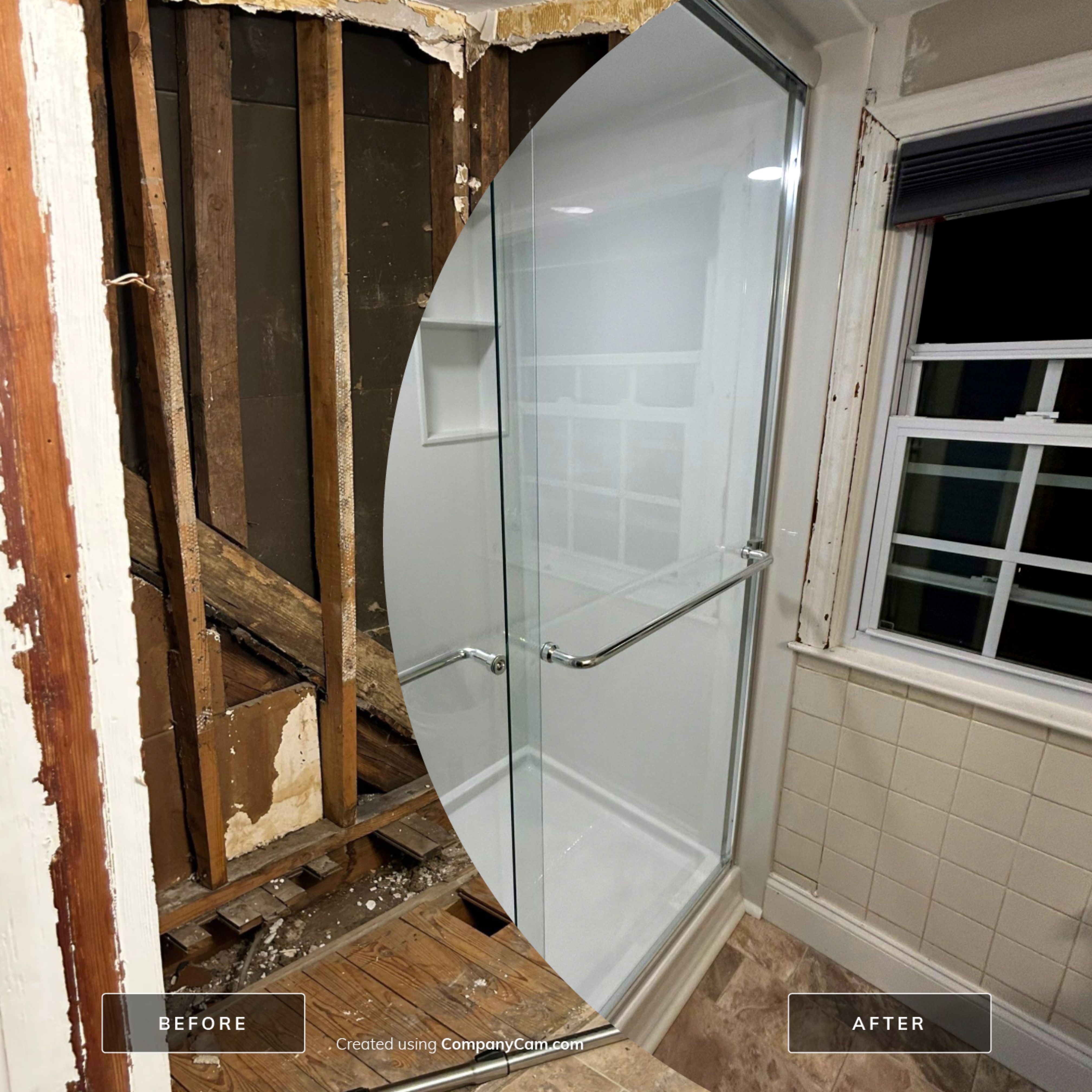 Light in the shower? Yep! by BathPlanet SW Virginia