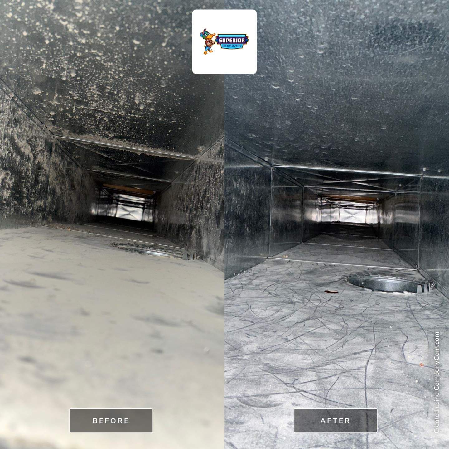 Air Duct Cleaning With a Vacuum Truck in Canfield, OH by Superior Air Duct Cleaning
