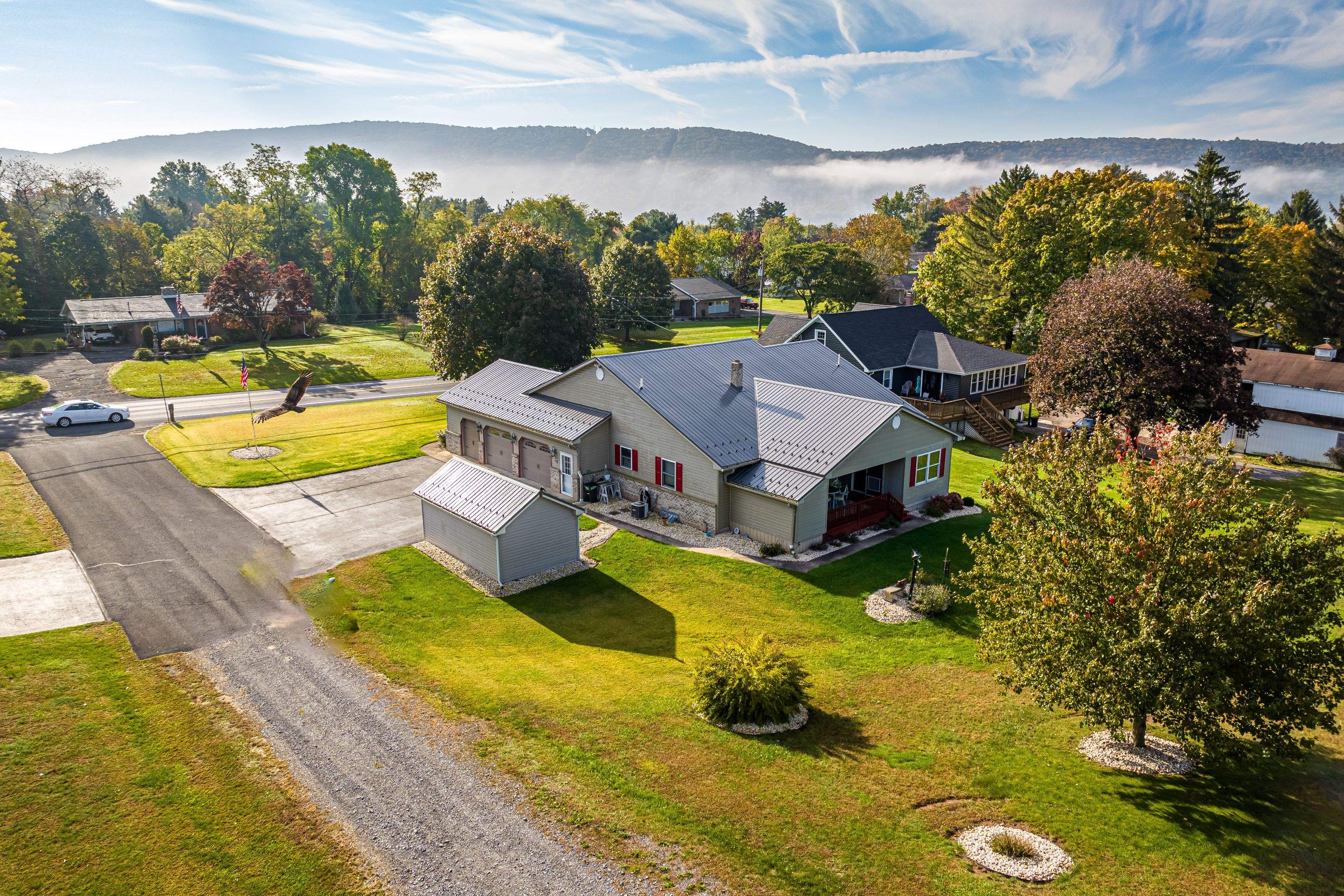 Metal roof-charcoal by Esh Builders