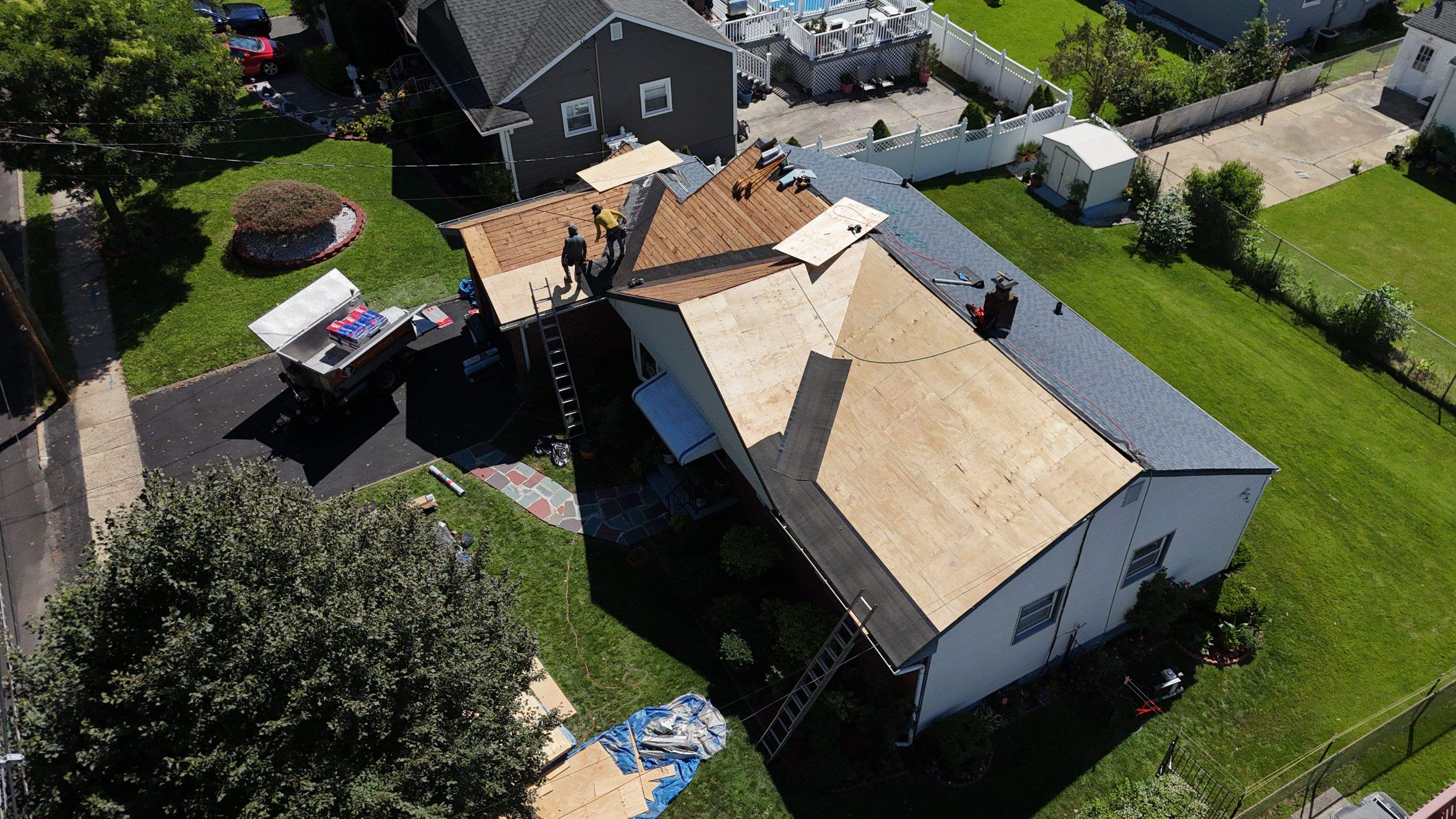 Roof Project in Hillside, NJ by All State Home Improvement Inc.