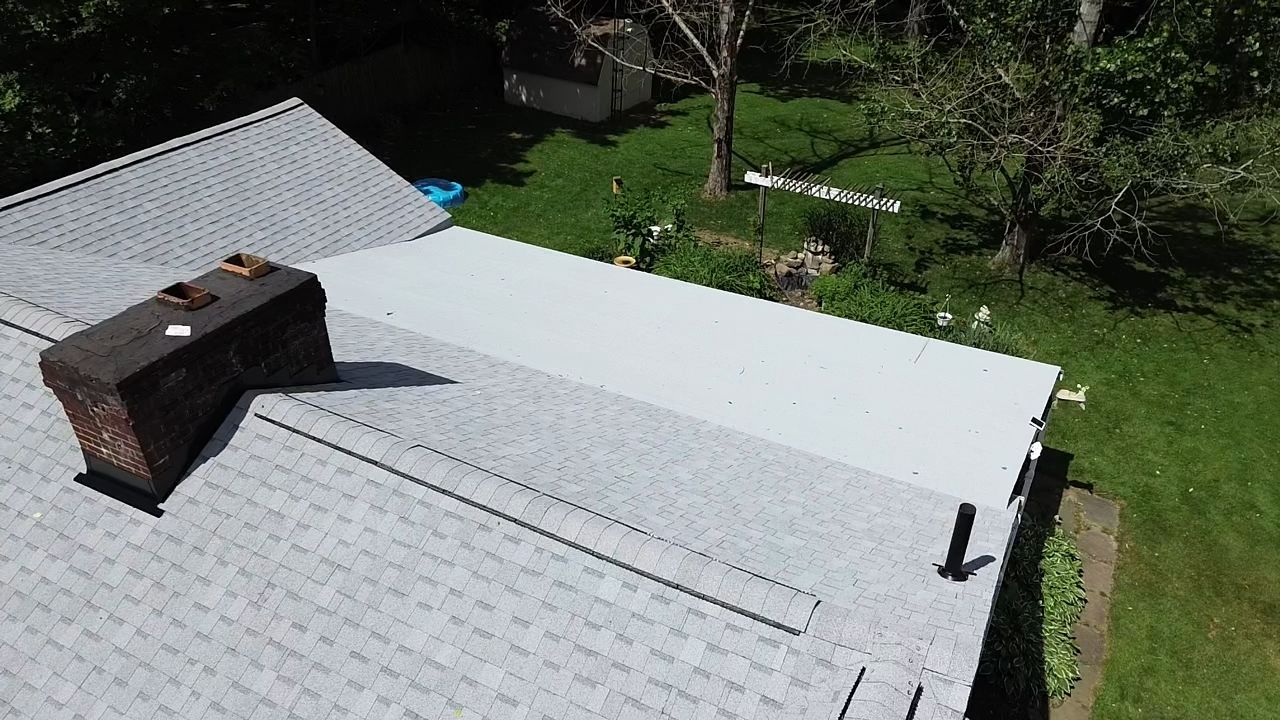 Atlas Pinnacle, Color, Oyster Shell, Drip Edge, Color, White by Eagle Eye Roofing
