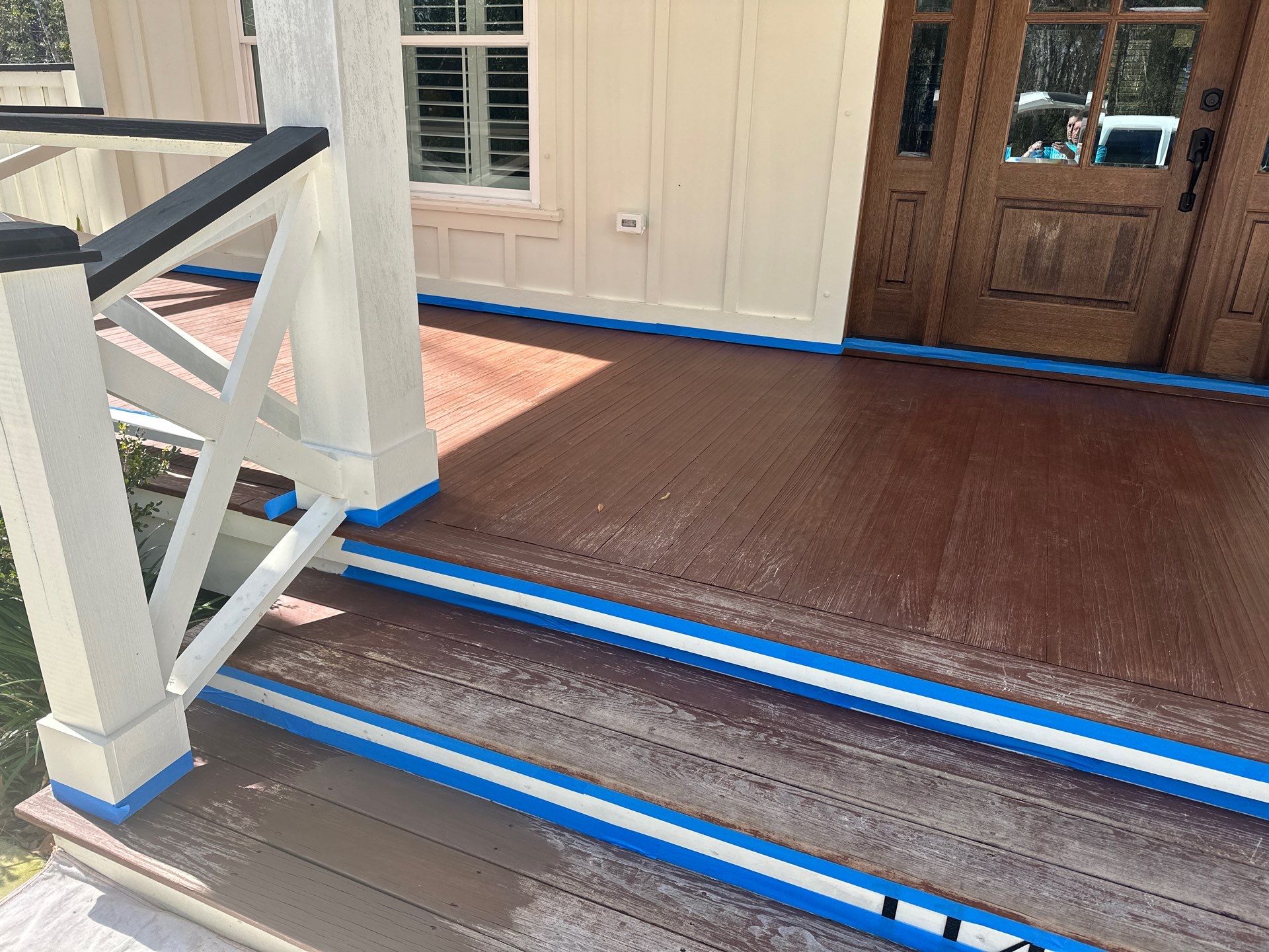 Coated deck using AcryFin by DuraSeal