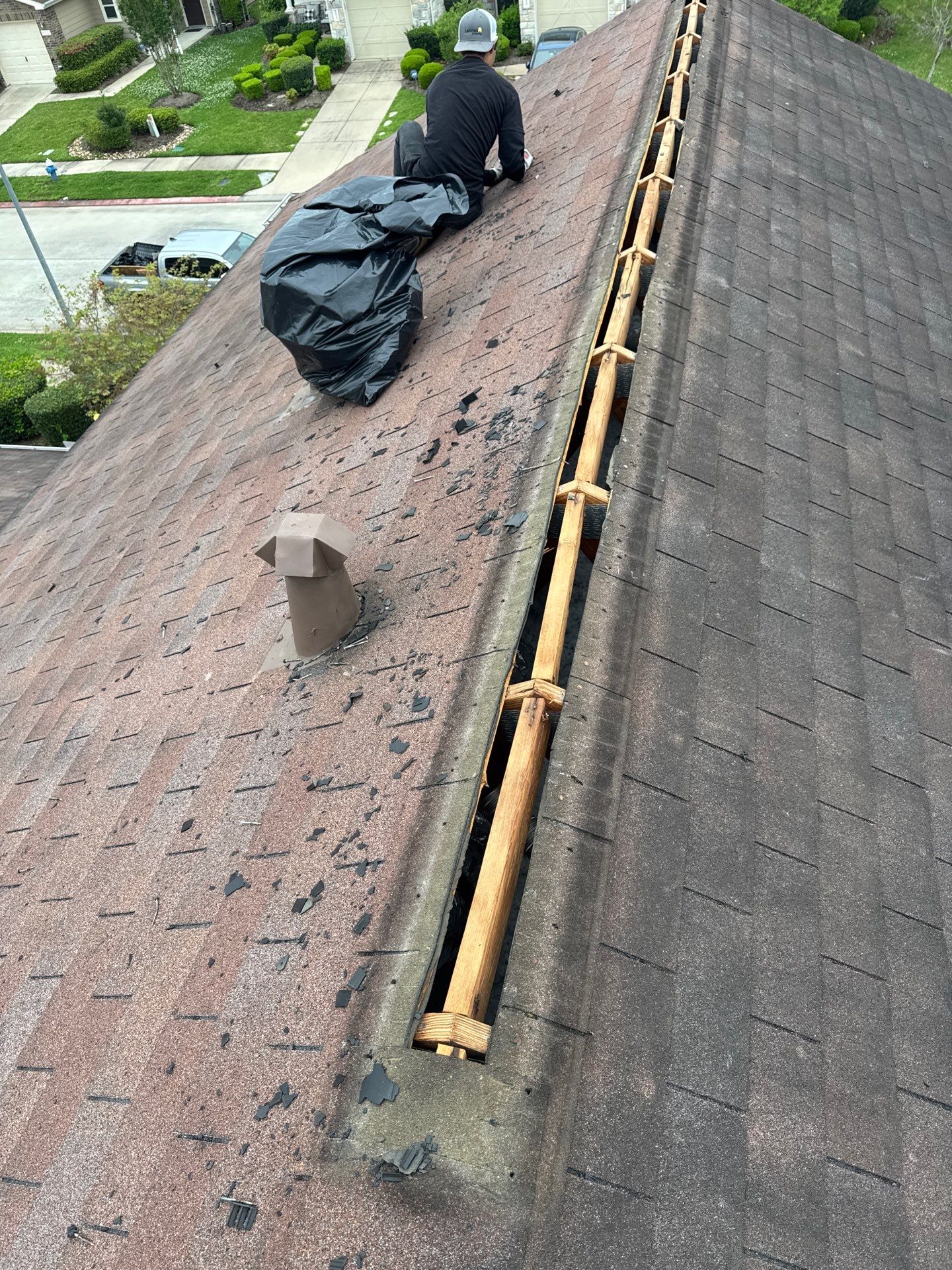 Roof Repairs Project in Tomball, TX by Proud Roofing