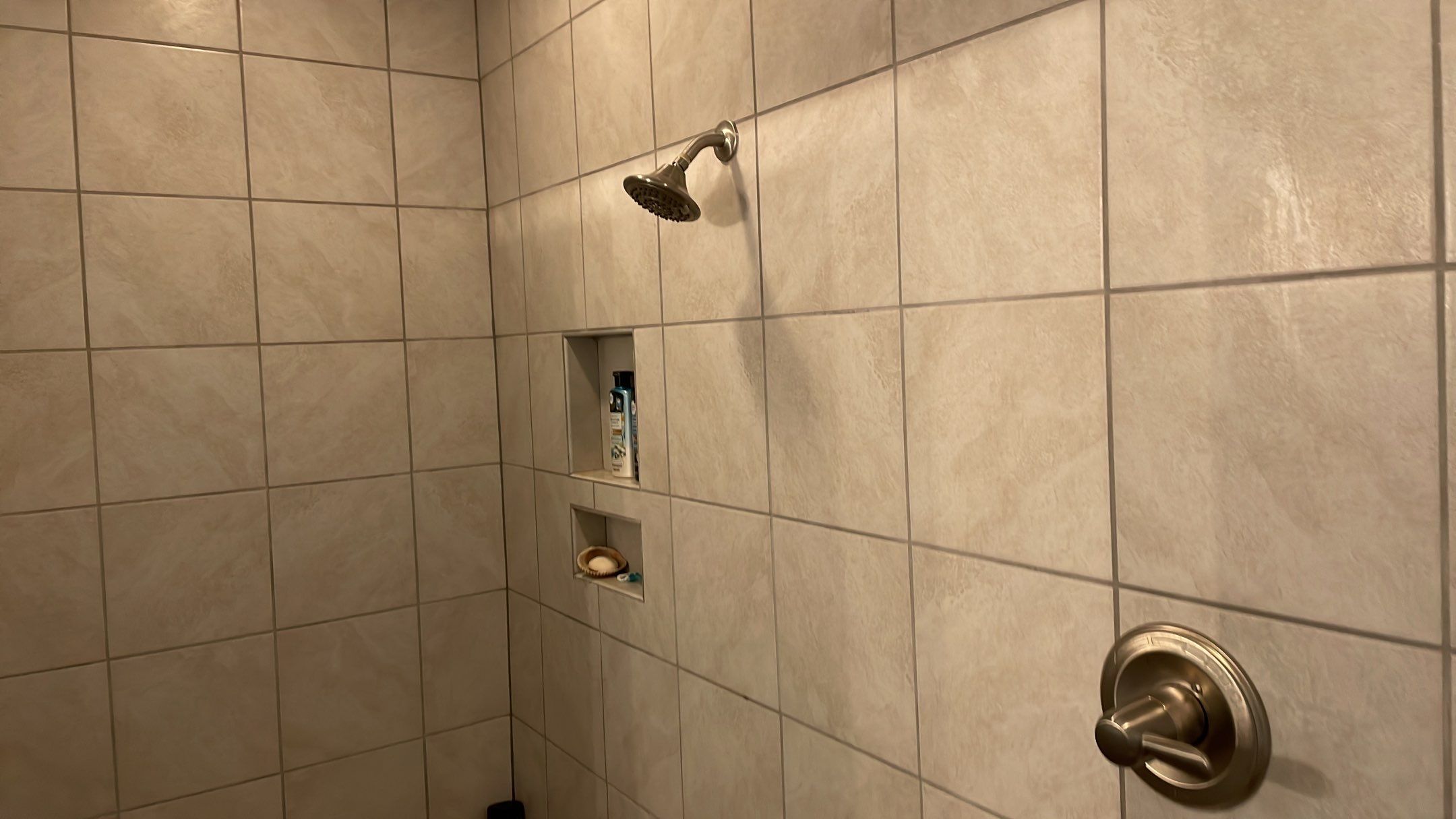 Bathroom Remodel using Decorative Tile by Footprints Floors of Coastal Carolina