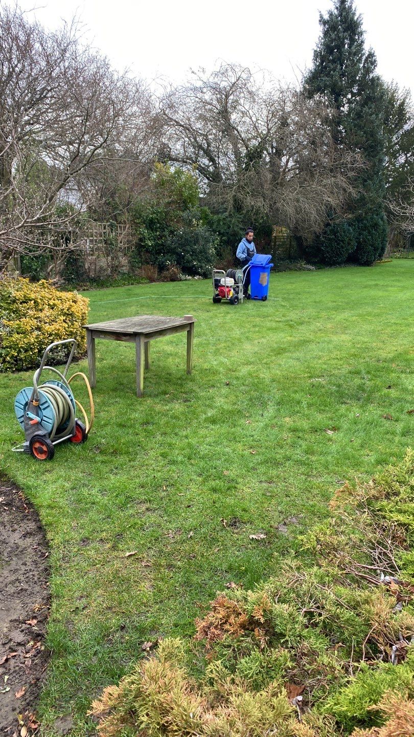 Driveway And Patio Clean using honda 21 ltr/min by Ges Exterior Cleaning ltd