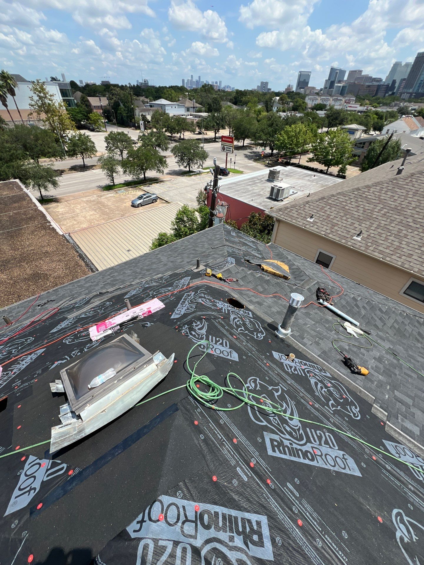 Residential Roofing Installation using Owen's Corning Duration (Lifetime) Shingles by Roof Repair Company