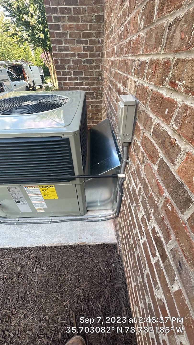 Trane Gas Package Unit Install by Nick's Mechanical LLC.
