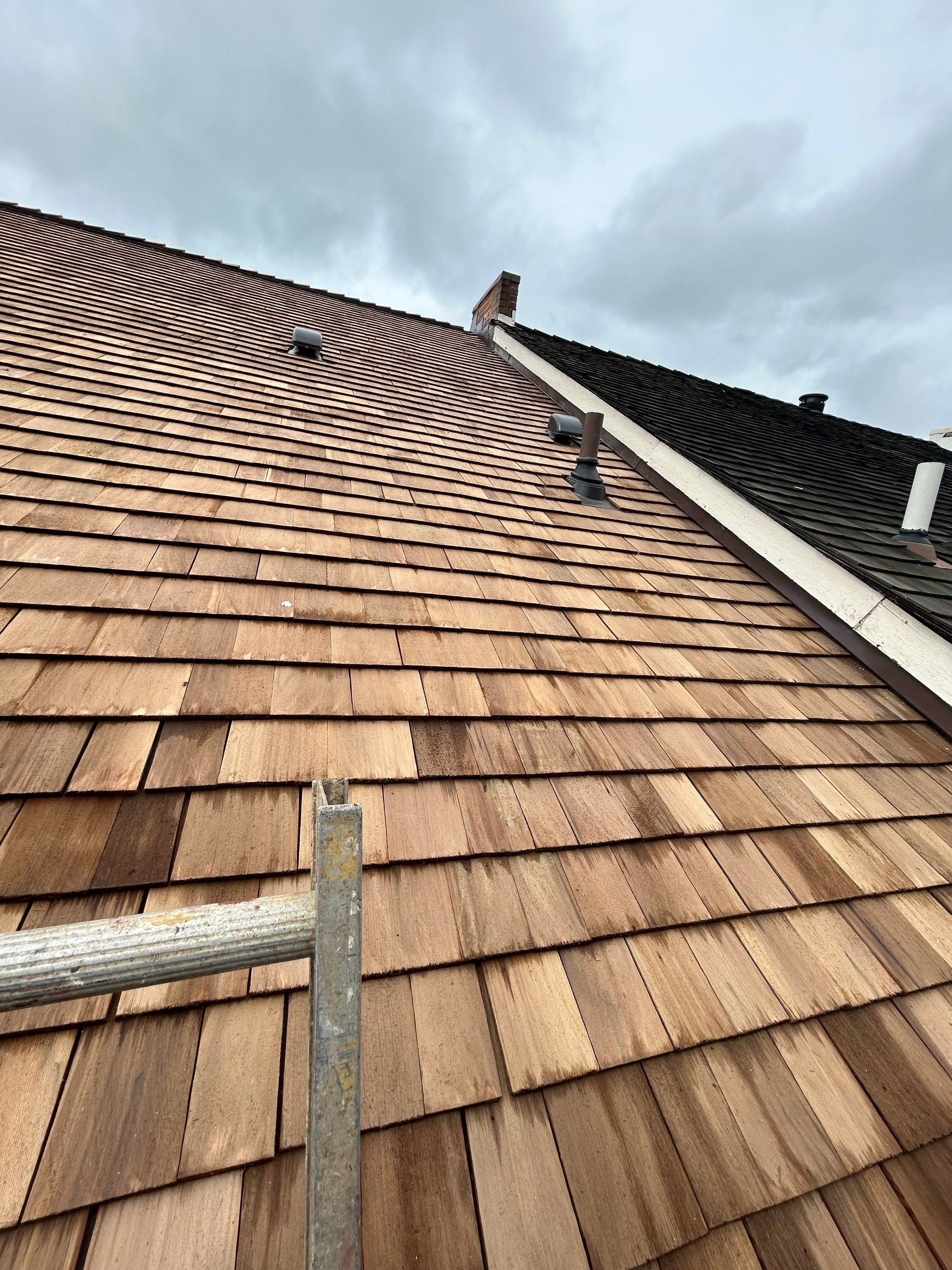 Arlington: Residential Roof Replacement with Perfection CCA-Treated Cedar Shakes by RM Banning, Inc.