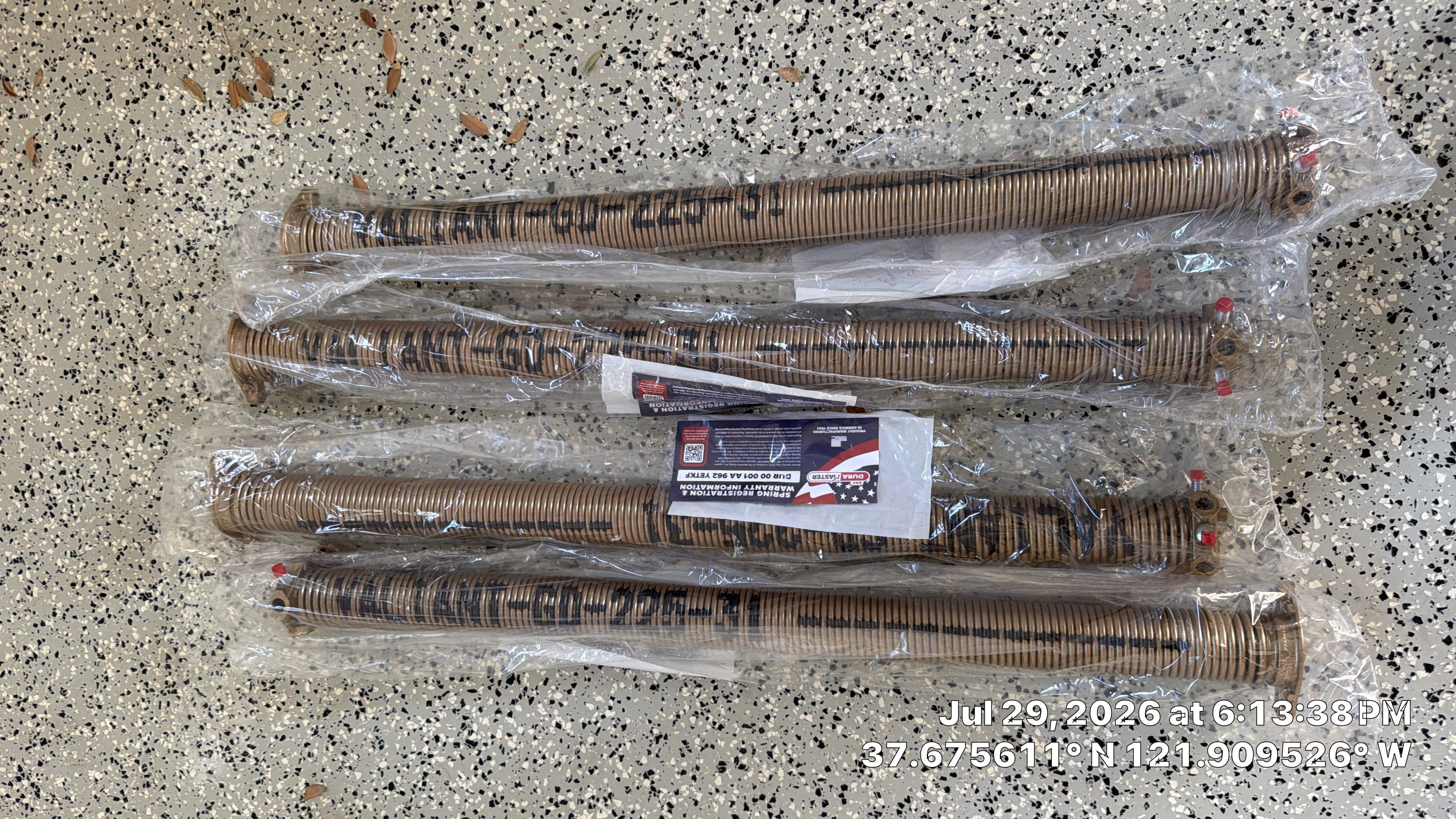 Torsion Spring Replacement and Hardware Upgrade in Pleasanton by Valiant Garage Door