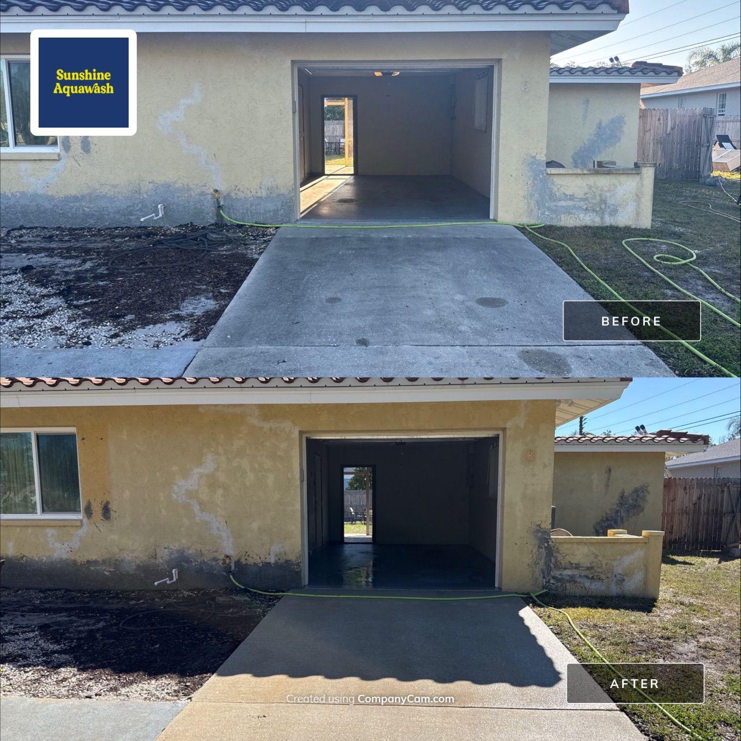 Full Exterior Cleaning Before Painting – Sarasota, FL (Near Sarasota Airport) by Sunshine AquaWash