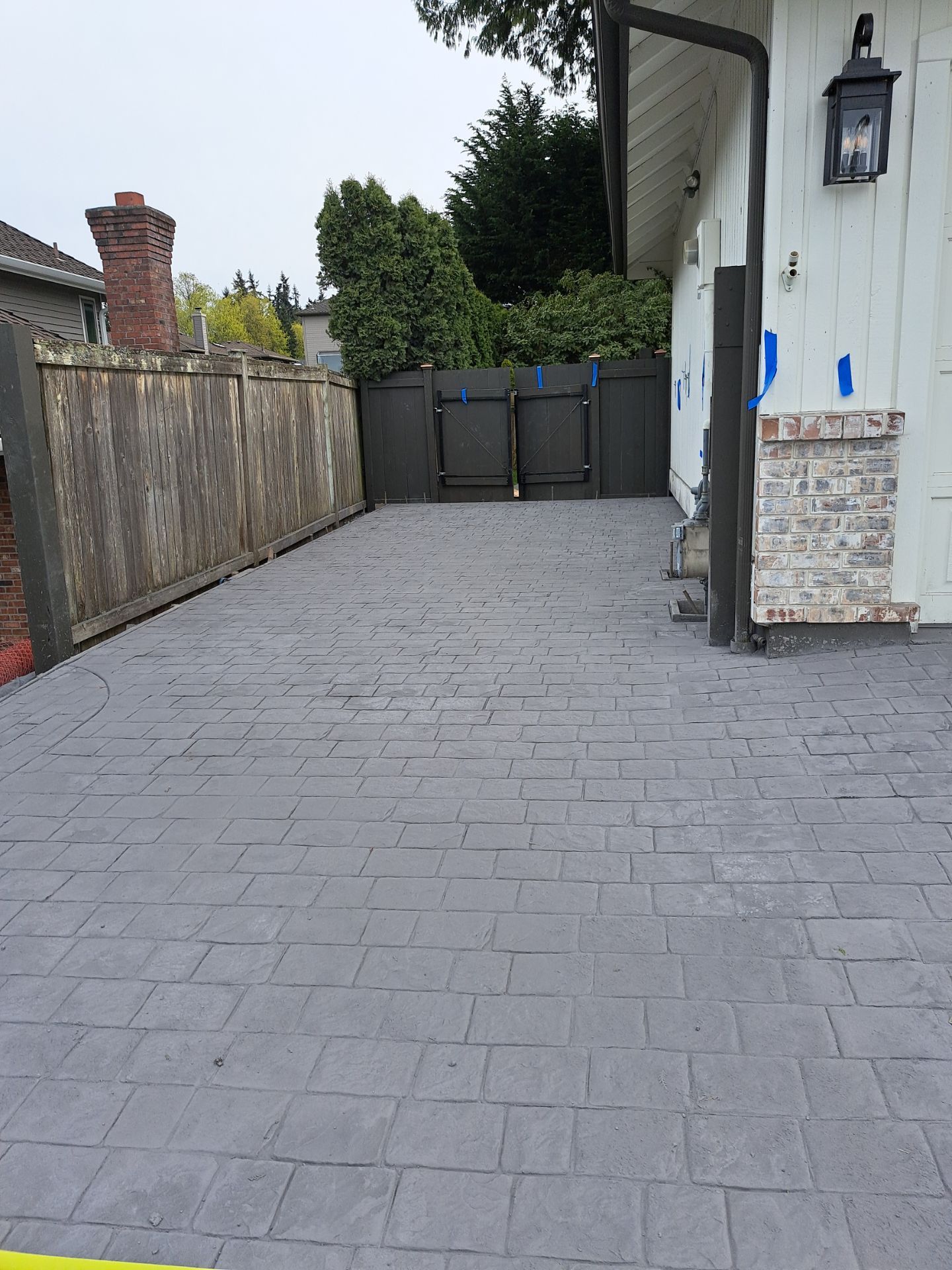 John | Stamped Concrete Driveway Makeover by Jireh Asphalt & Concrete Inc 