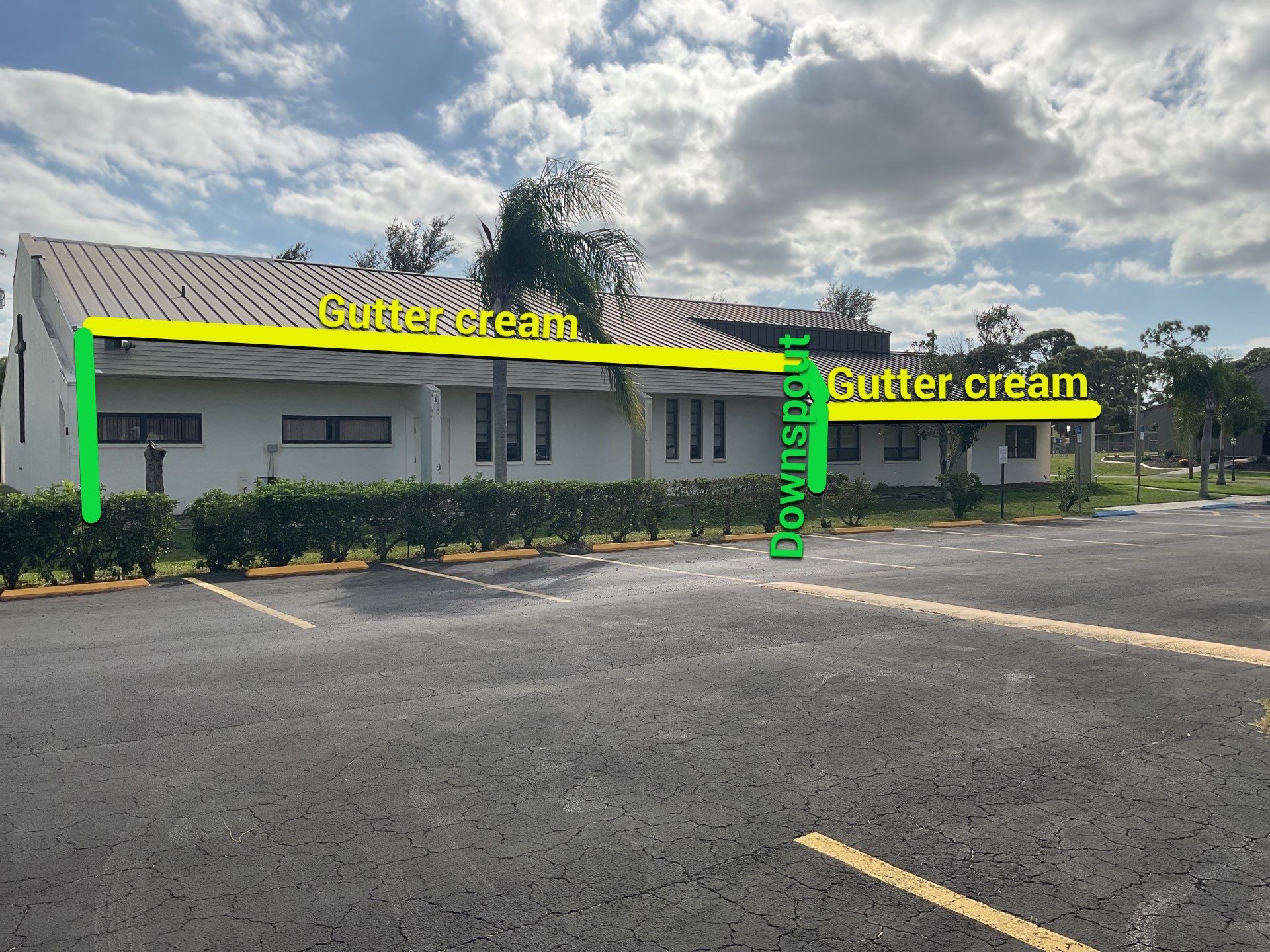 Cameo Gutters using Aluminum Seamless Gutters in Cape Coral FL by Gutter Professors