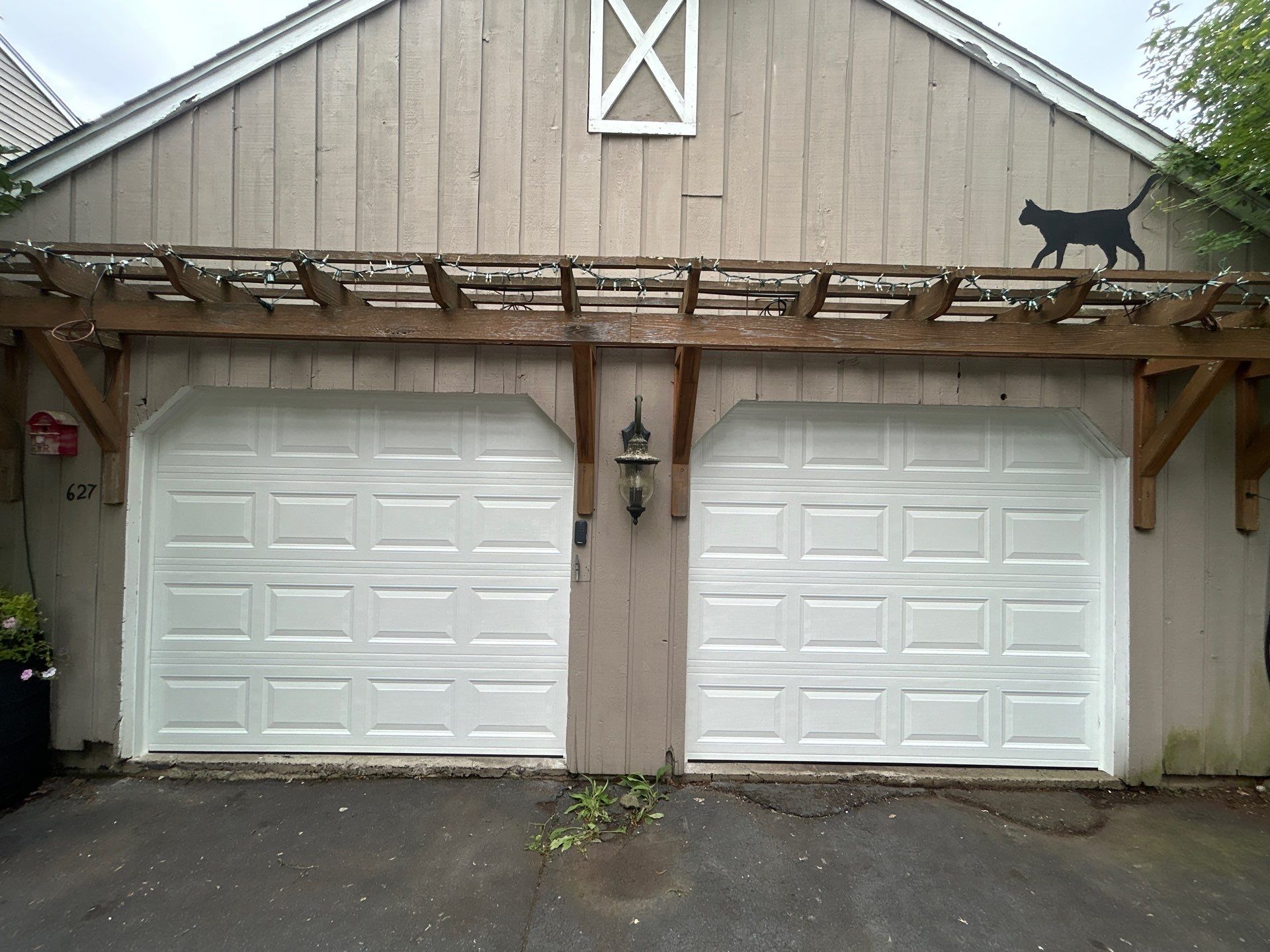 Amarr Olympus Garage Door Transformation  by DiGiorgi Roofing and Siding Inc
