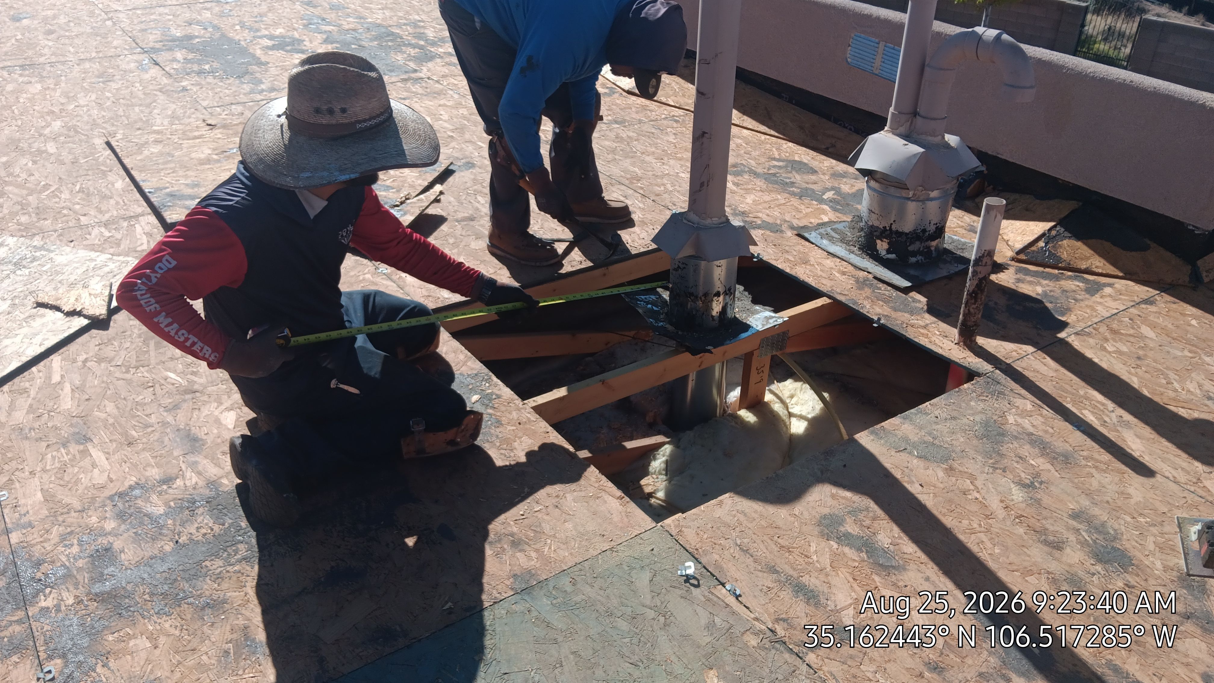TPO Roof Replacement and Wood Repair in Albuquerque by Doyle Roof Masters Inc