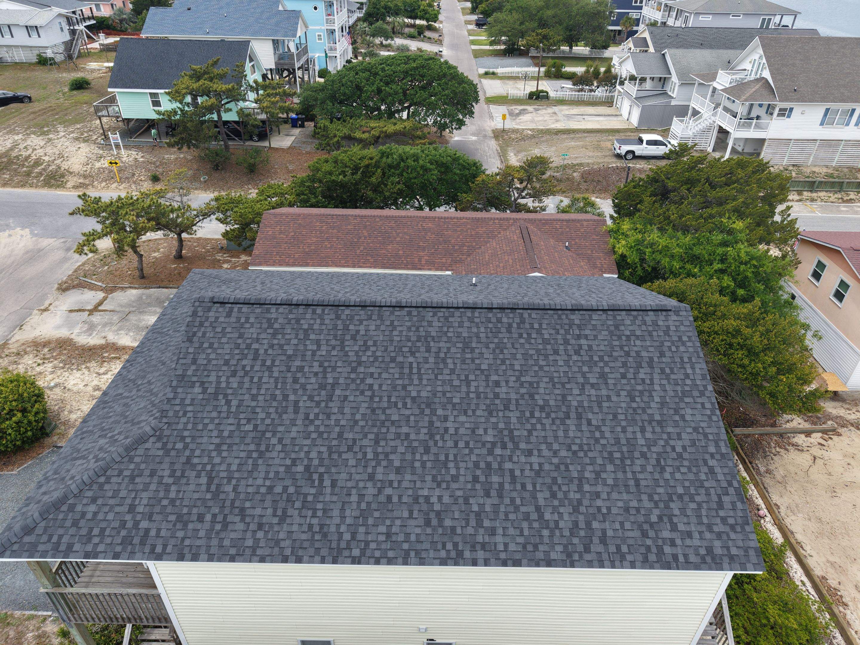 Certainteed Landmark Pro Moire Black Shingle Roof Replacement by Wilmington Roofing Company by RGR Construction and Roofing, LLC