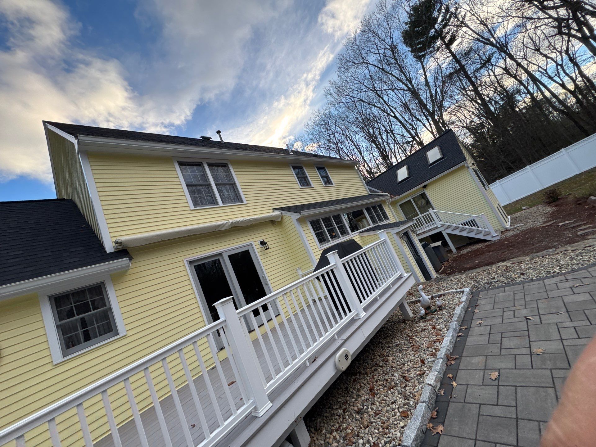 Chelmsford Premium Roof: Onyx Black Shingles with Standing Seam Metal Porch by Mighty Dog Roofing of Greater Middlesex County