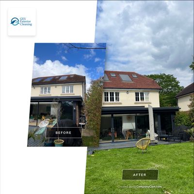 Roof Clean  - Moss Removal - Gutter Clean using Honda 15lpm Low Pressure Washing Machine