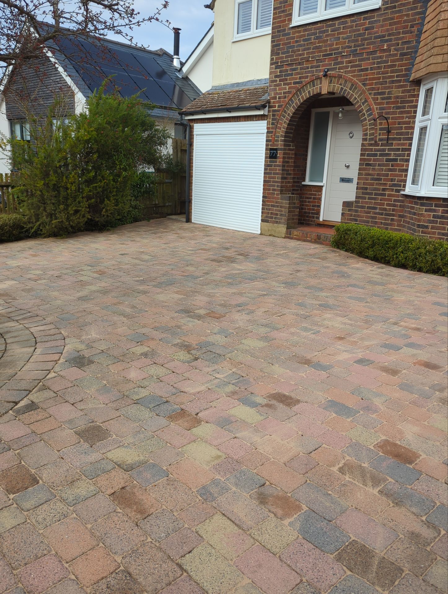 Driveway And Patio Clean using honda 21 ltr/min by Ges Exterior Cleaning ltd