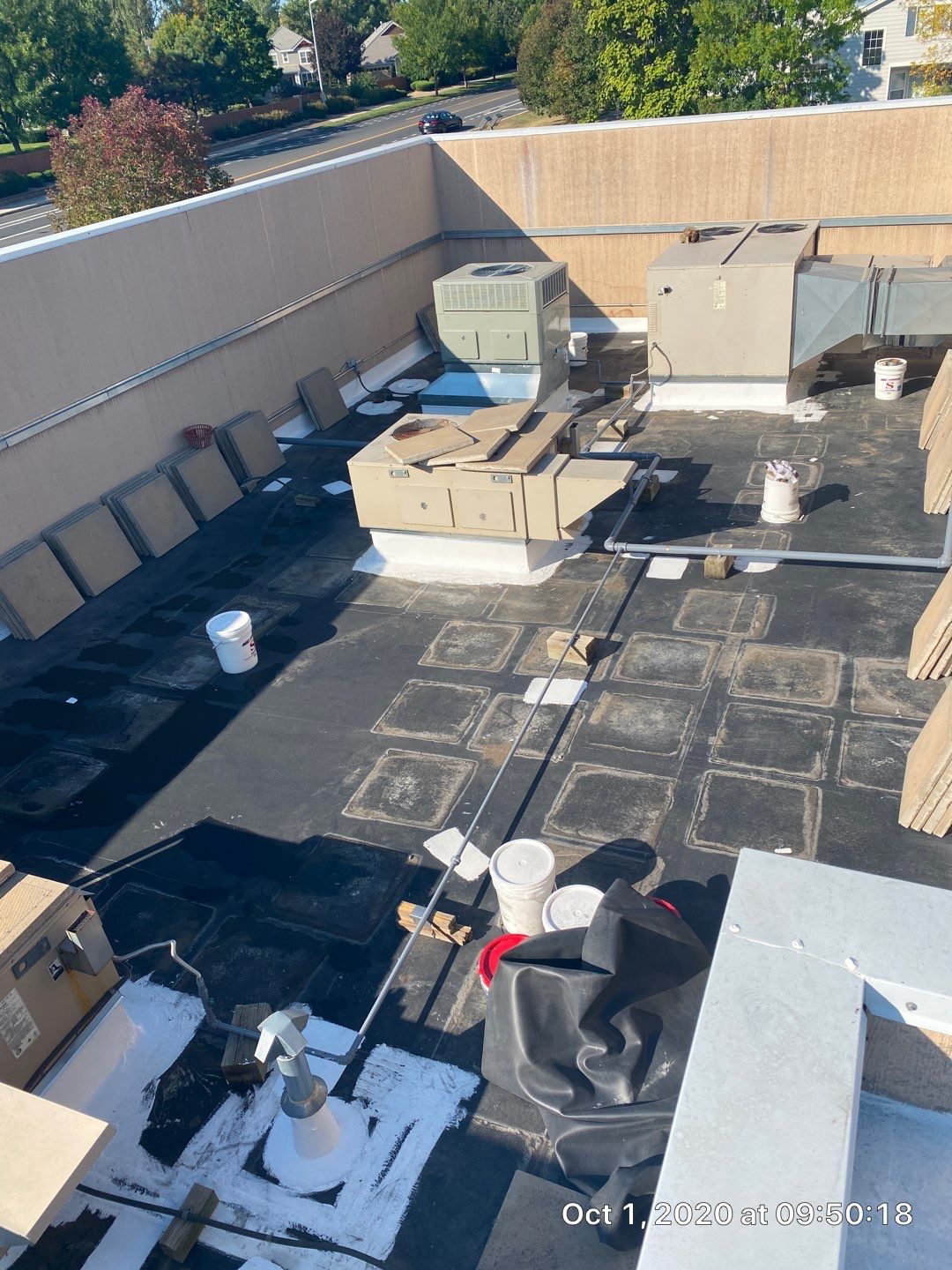 Commercial Roofing Installation using American Standard Coating - S  by A to Z Roofing