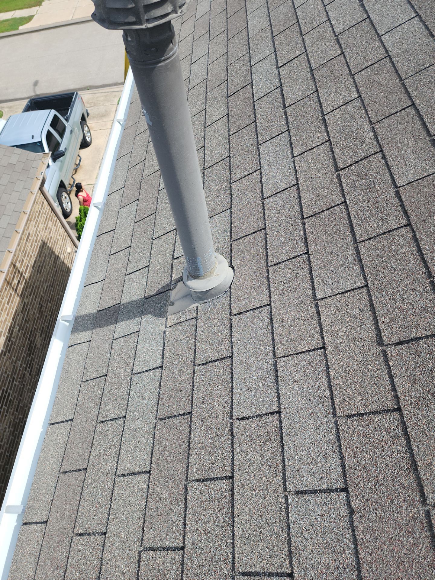 Hail Damage using Owen's Corning Duration (Lifetime) Shingles by Roof Repair Company