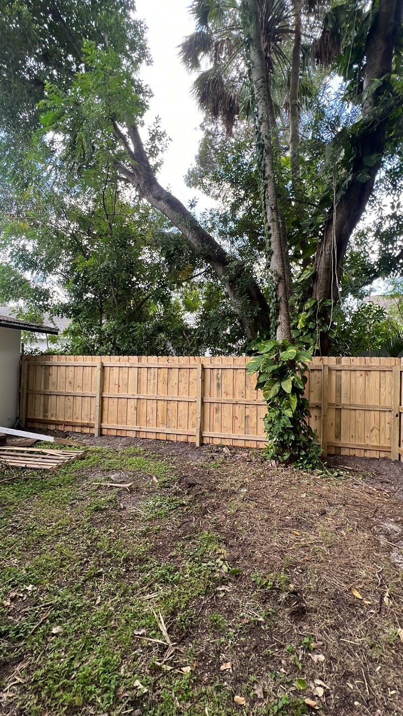 Wood Fence Installation using Board on Board Wood Fence by Asap fence and gates, LLC