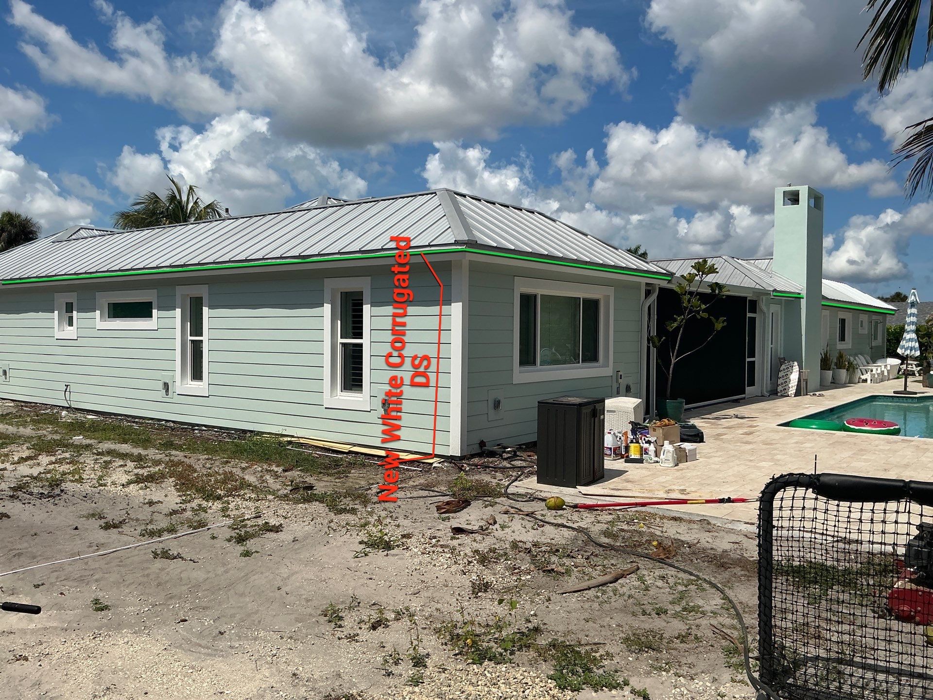 Half-Round Aluminum Gutters in Fort Myers FL by Gutter Professors