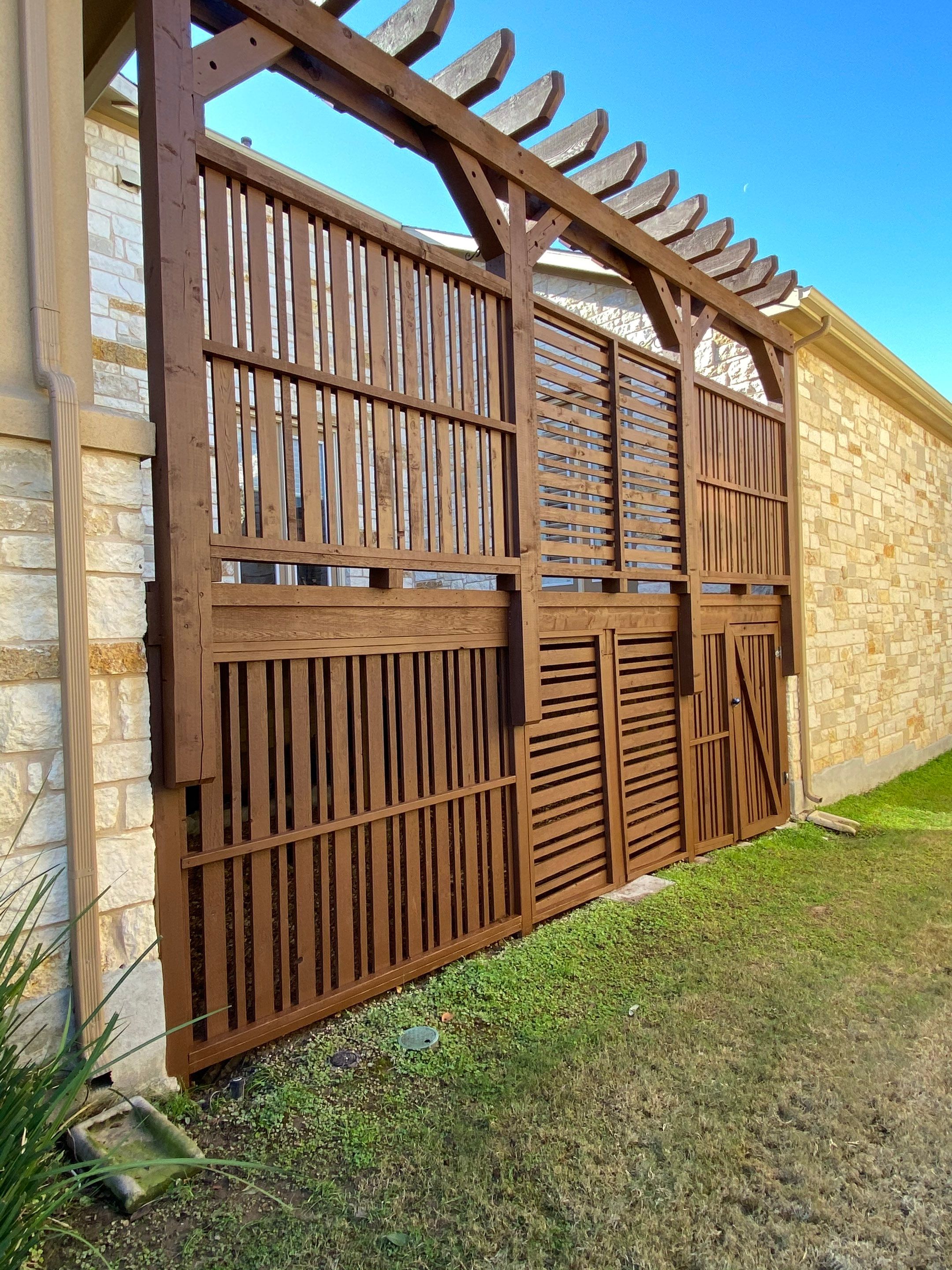 Exterior Re-stain in Lakeway  by AJ’s Painting