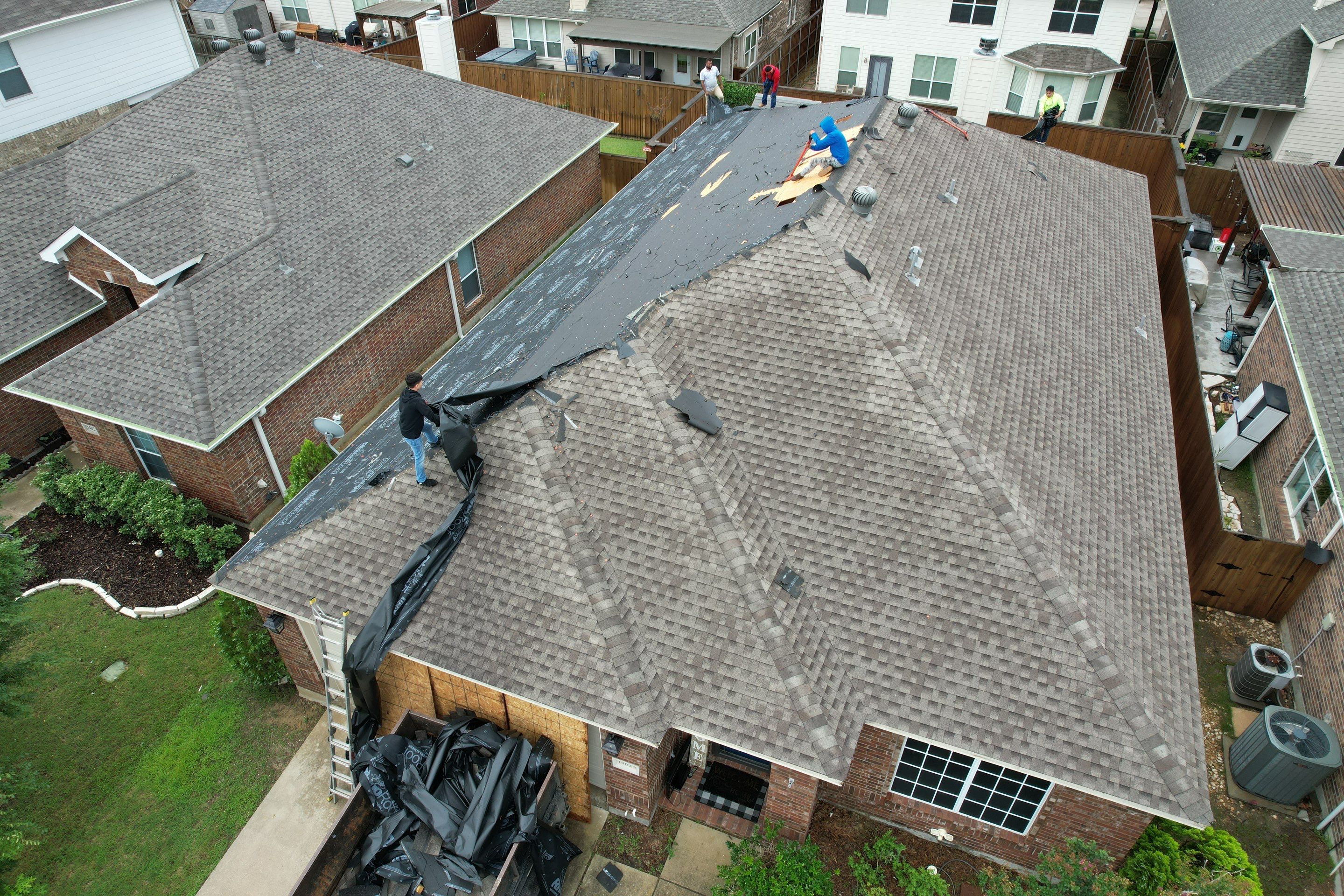Project in Little Elm by Zeus Exteriors
