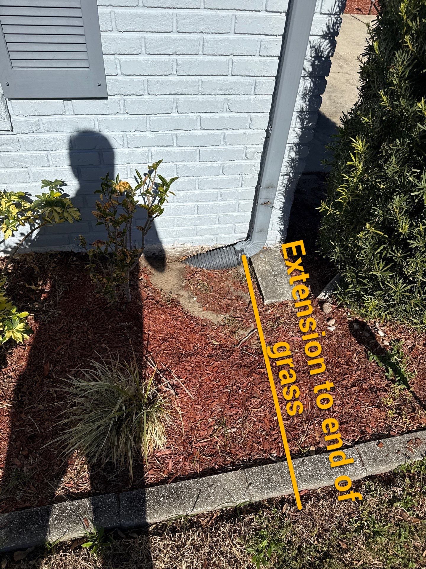 Downspout Installation using Downspout Extension and new Gutters in Winter Haven FL by Gutter Professors