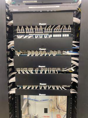 Structured cabling installation by CimaSolutions