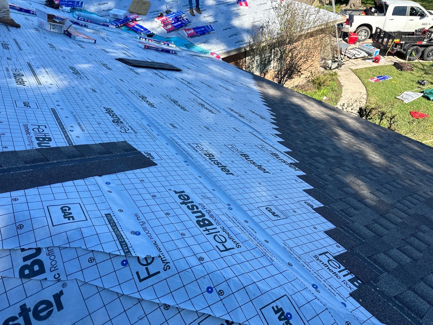 GAF Weathered Wood Roof Replacement in Houston, TX by Houston Roofing & Construction