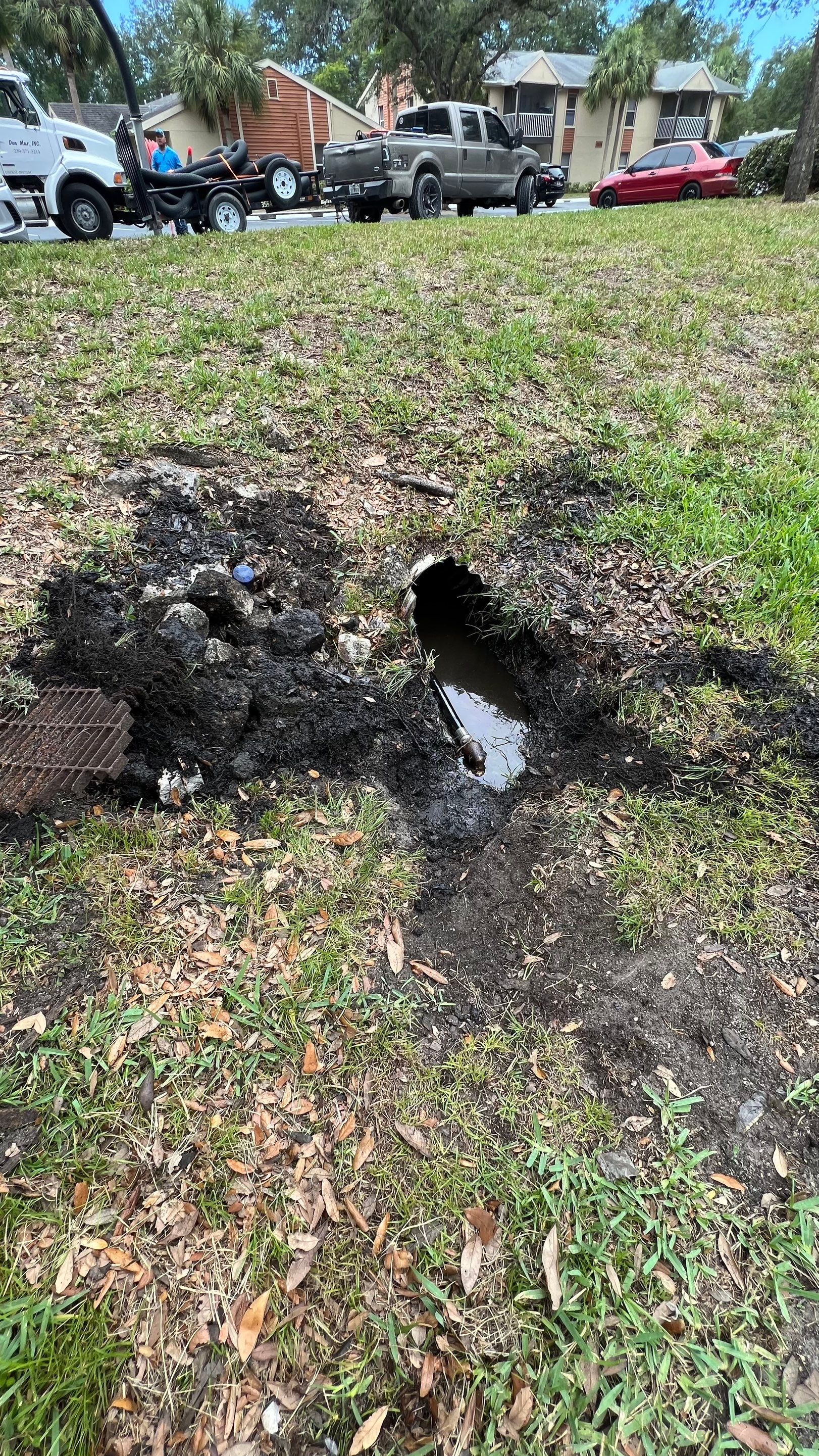 Apartment Complex Storm Water System Cleaning and Maintenance by Don Mar, Inc. Storm Water Solutions