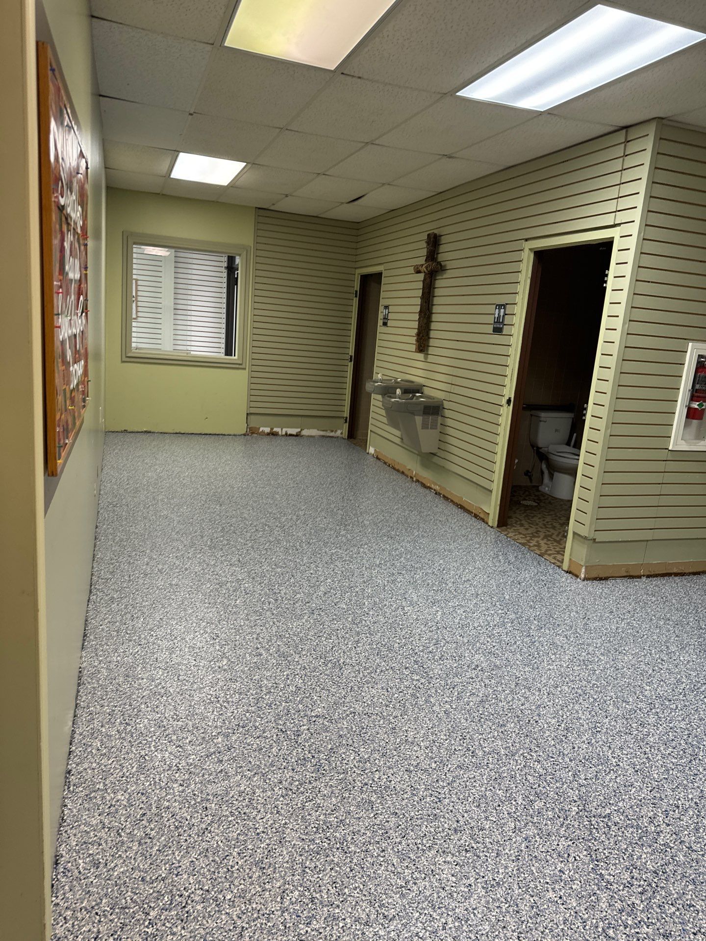 Exterior color change and Epoxy floor. by Gordon Painting