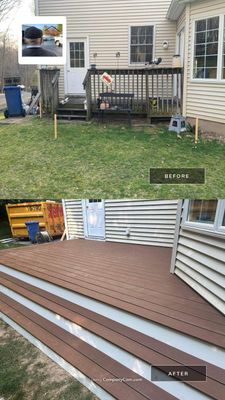 Deck Replacement Trex Select Saddle 
