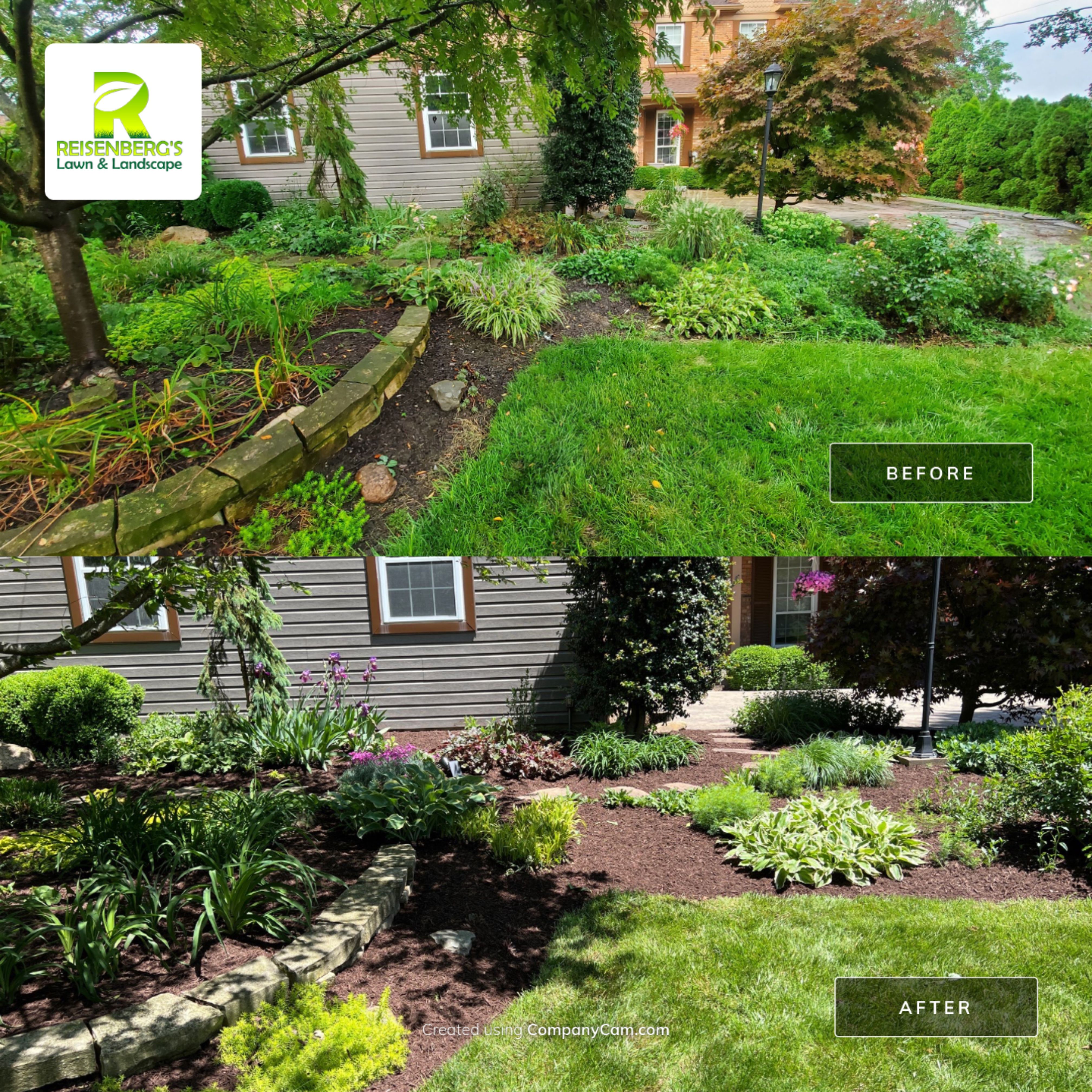 Spring Clean Up, Edge, Prune, & Mulch by Reisenberg’s Lawn & Landscape, LLC